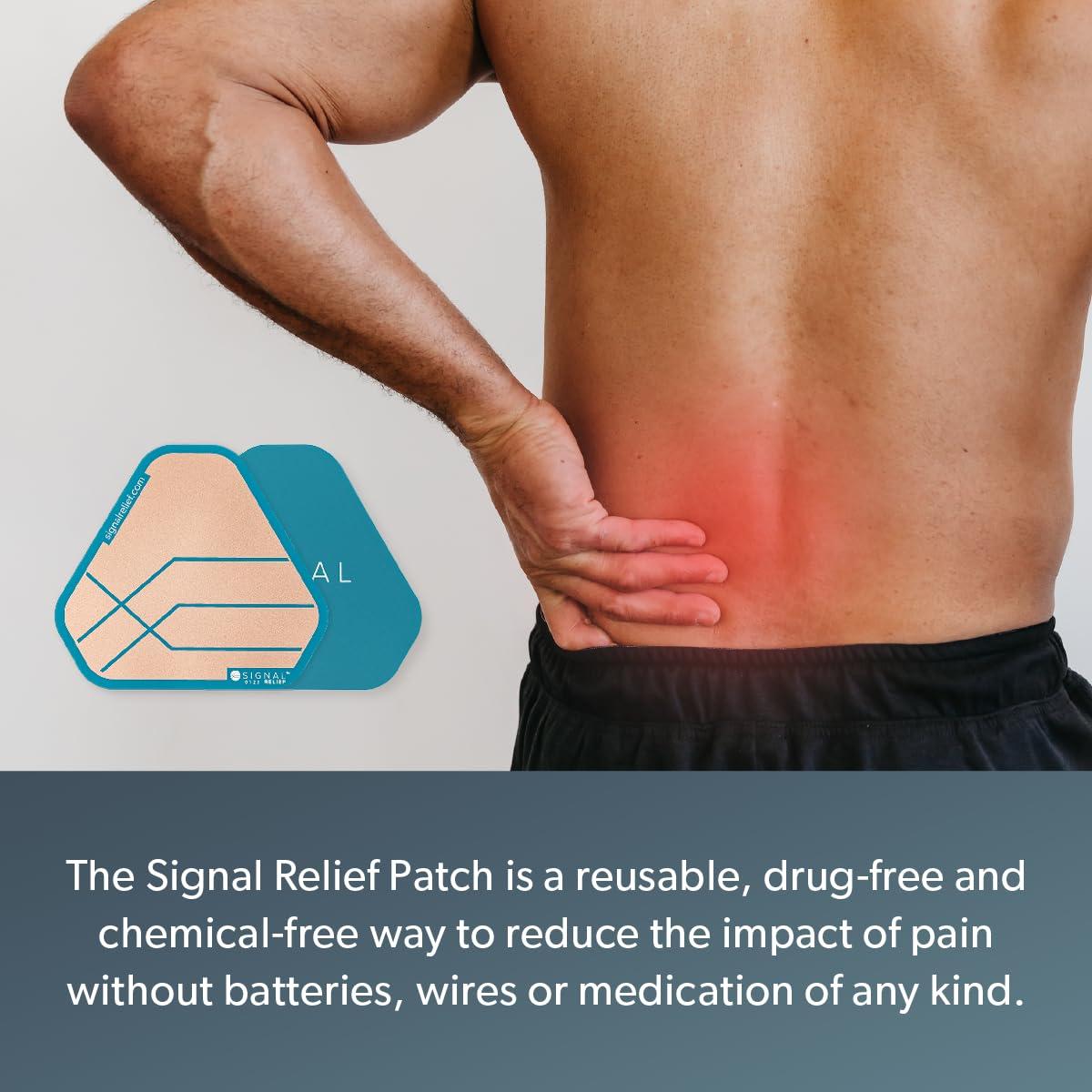 Signal Relief Patch - Reusable Patch for Knee, Leg and Back - Pack of 2 - Image 5