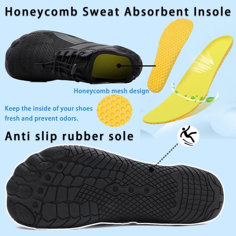 Water Shoes Mens Women Barefoot Shoes Quick Dry Aqua Outdoor Sports for Swim Pool Beach Surf Walk Water Yoga River Lake Hiking Kayaking - Image 6
