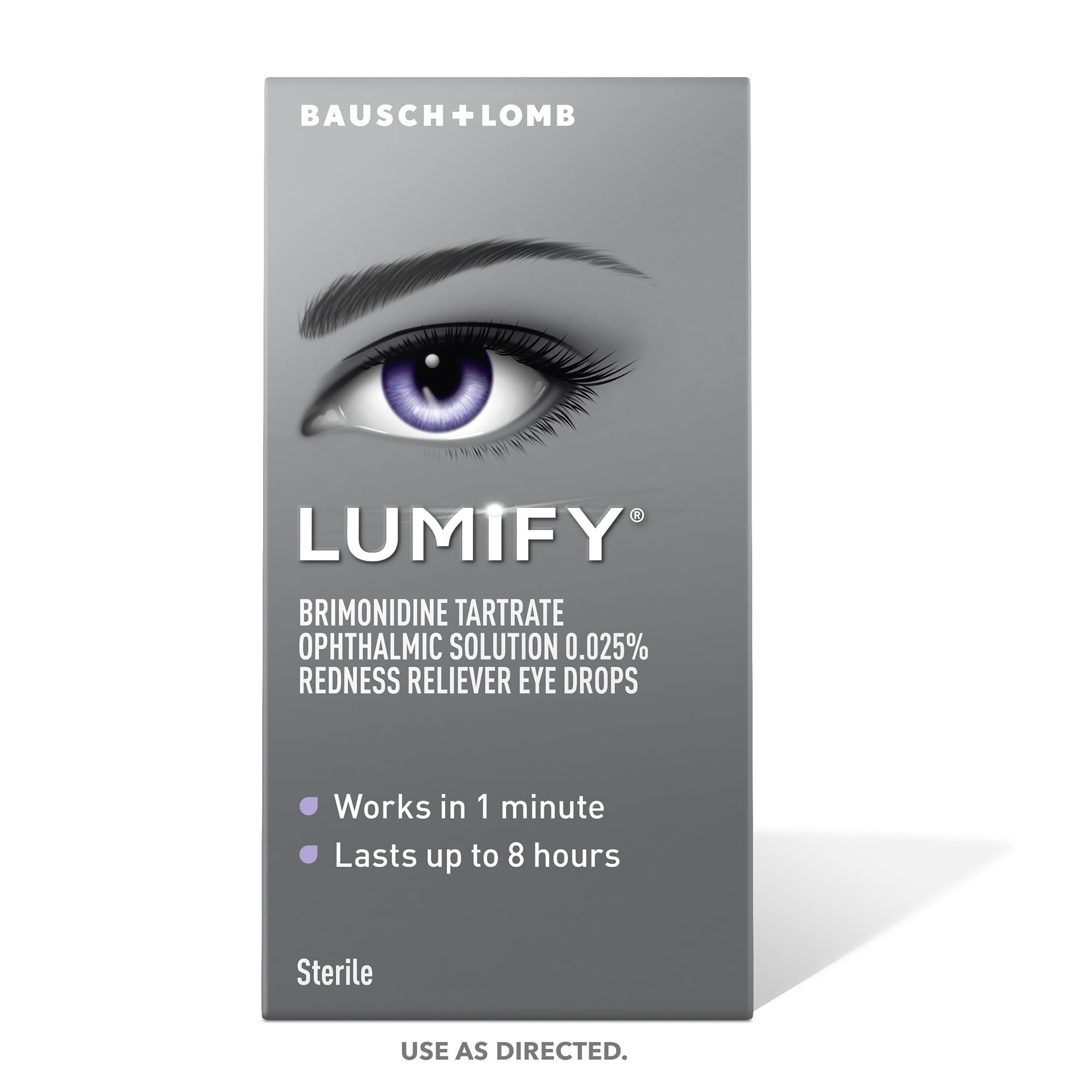 LUMIFY Eye Drops for Red Eyes, Redness Reliever for Brighter Looking Eyes, Works in 1 Minute & Lasts Up to 8 Hours, Eye Drops, 0.25 Fl Oz (7.5mL) - Image 10