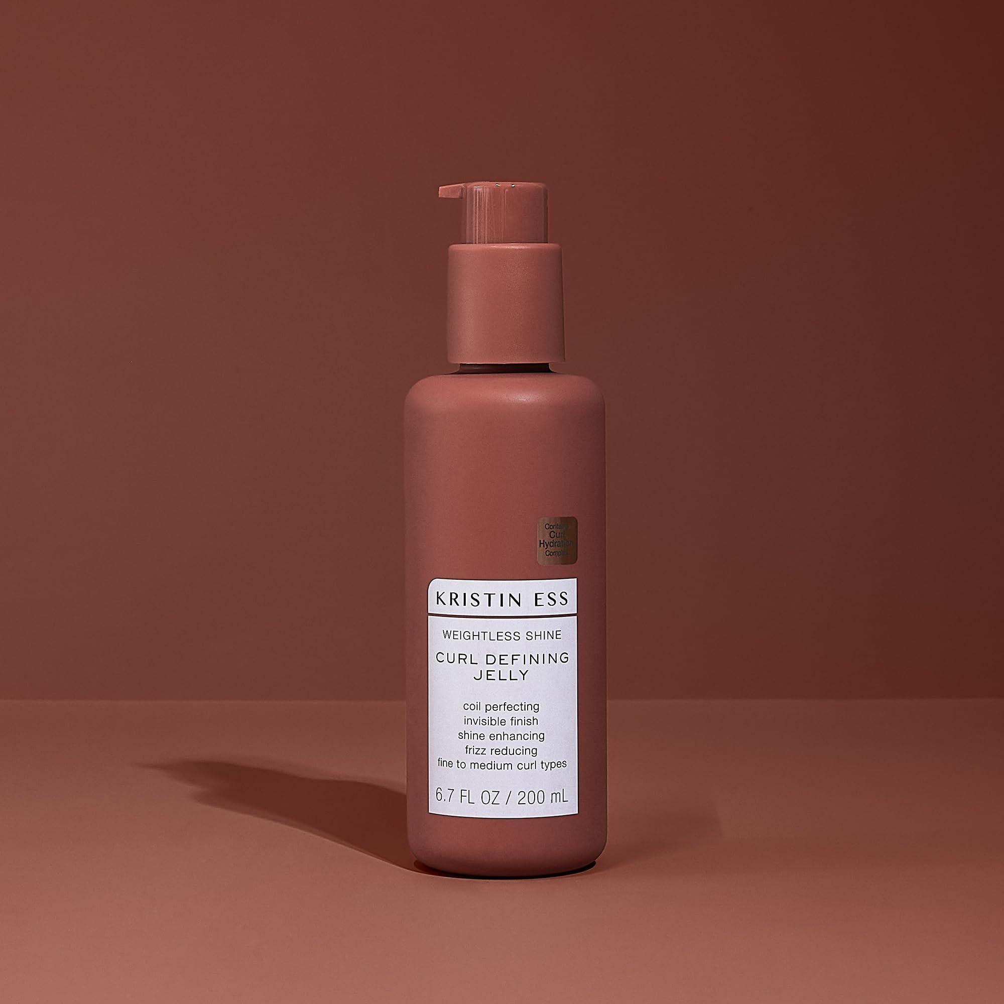Kristin Ess Weightless Shine Curl Defining Jelly with Glycolic Acid - For Curly Hair, Frizz Control, Humidity Shielding, Vegan, Color + Keratin Safe - Image 7