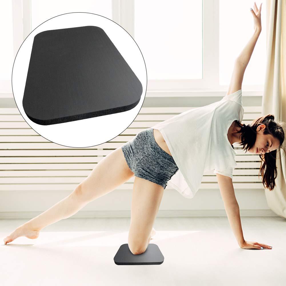 KASCLINO Yoga Knee Pad, Exercise Fitness Yoga Knee Pad Cushion, Foam Floor Exercise Pilates Non-Slip Cushions Wrist Elbow Yoga Knee Pad Sports Mat for Baby Bath, Yoga, Pray, Exercise(Black) - Image 3