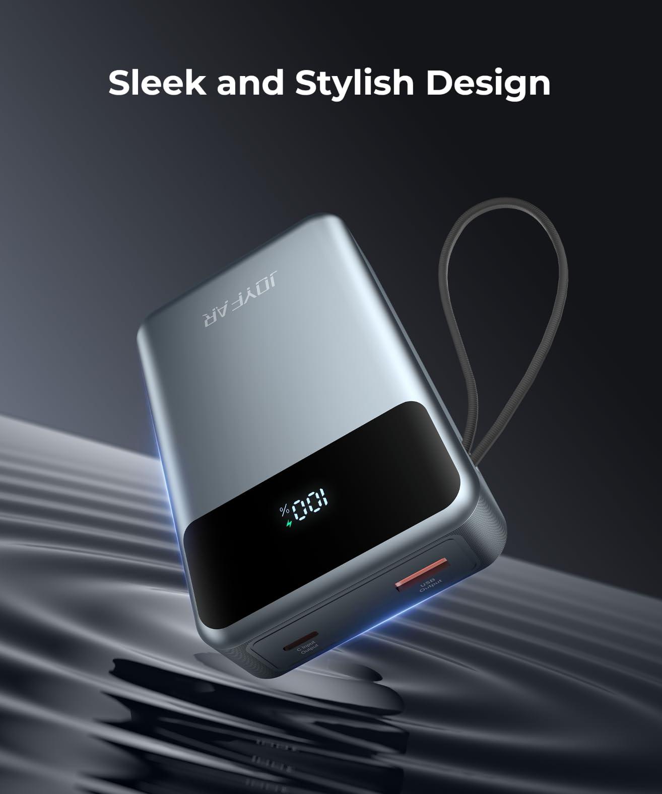 JOYFAR Portable-Charger-Power-Bank Travel Essentials Battery Pack USB C 30000mAh Built in Cable 22.5W Phone Fast Charging Powerbank Compatible with iPhone 16 15 14 13 12 11 iPad Samsung Google Xiaomi - Image 8