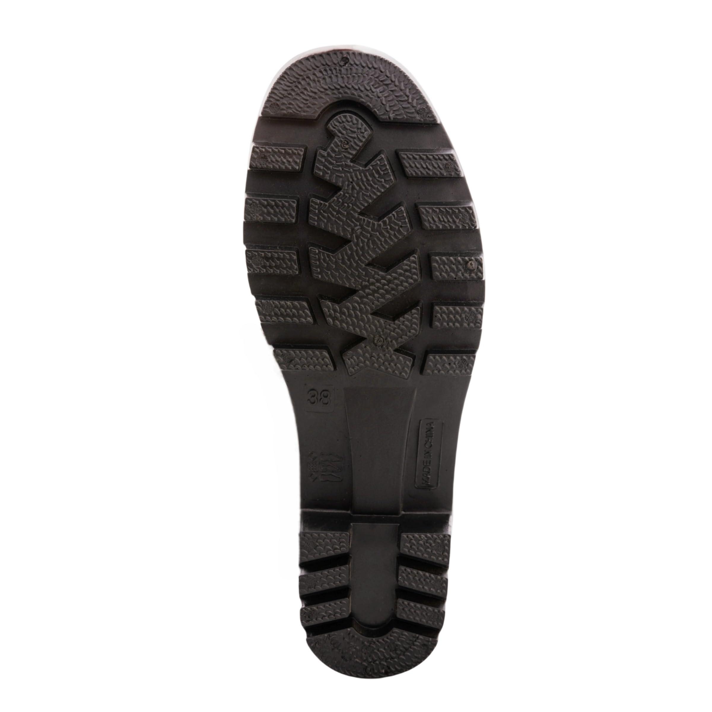 Women's Mid Calf Rain Boots Waterproof Fashion Garden Shoes Anti-slipping Rainboots For Women Comfortable Insole Light Rain Shoes - Image 3