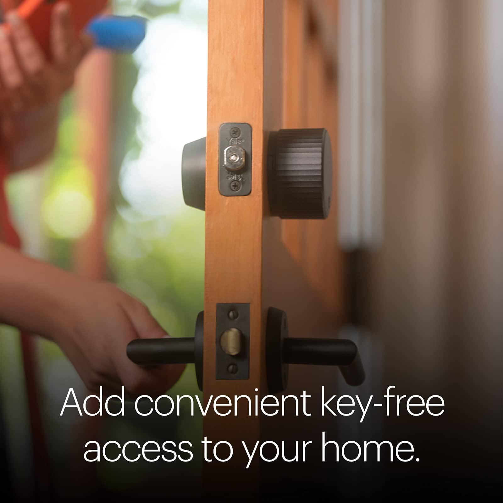 August Home, Matte Black Wi-Fi Connected Smart Keyless Entry Door Lock (4th Generation), Electronic Door Lock Fits Your Existing Deadbolt in Minutes, ‎AUG-SL05-M01-G01 - Image 3