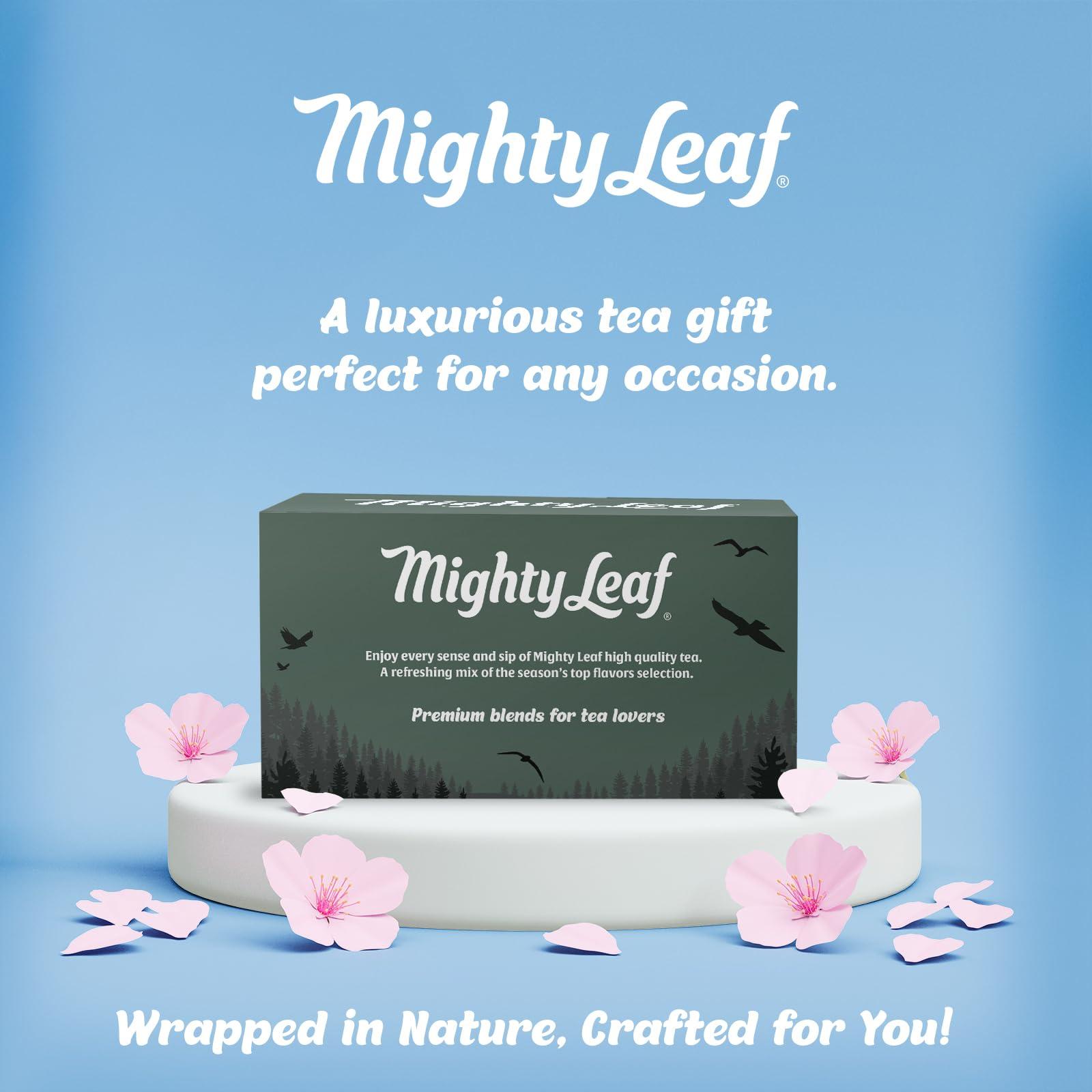 Mighty Leaf Tea Bags Spring Sampler Assortment (40 Silk Bags) Organic (8 Flavors), Tropical, Chamomile Citrus, Earl Grey, Vanilla Bean, White Orchard, Breakfast, Spring Jasmine, African Nectar, Tea Giftbox - Image 6
