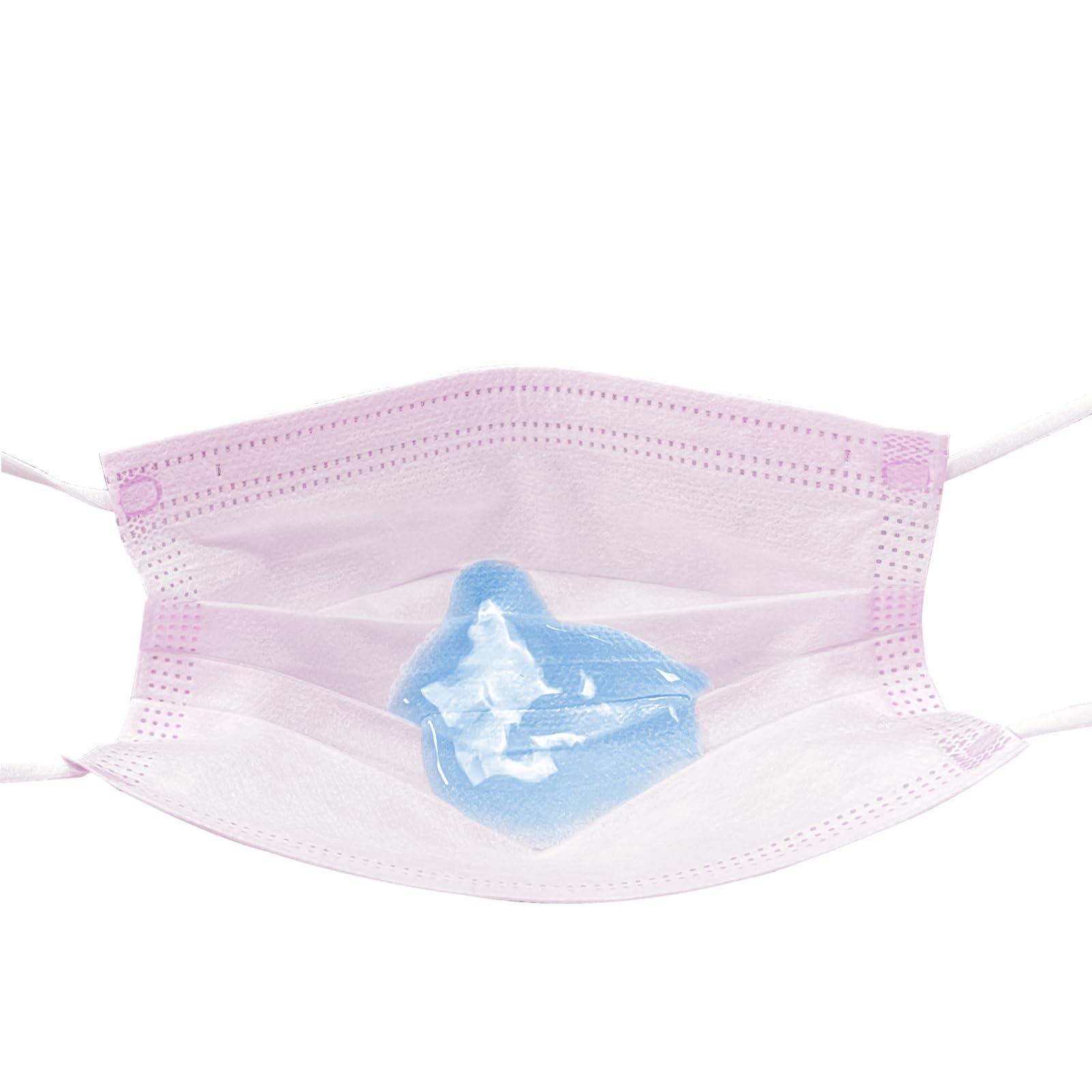 DC-BEAUTIFUL 100 Pcs Pink Disposable 3 Ply Earloop Face Masks,Fit for Adults - Image 7