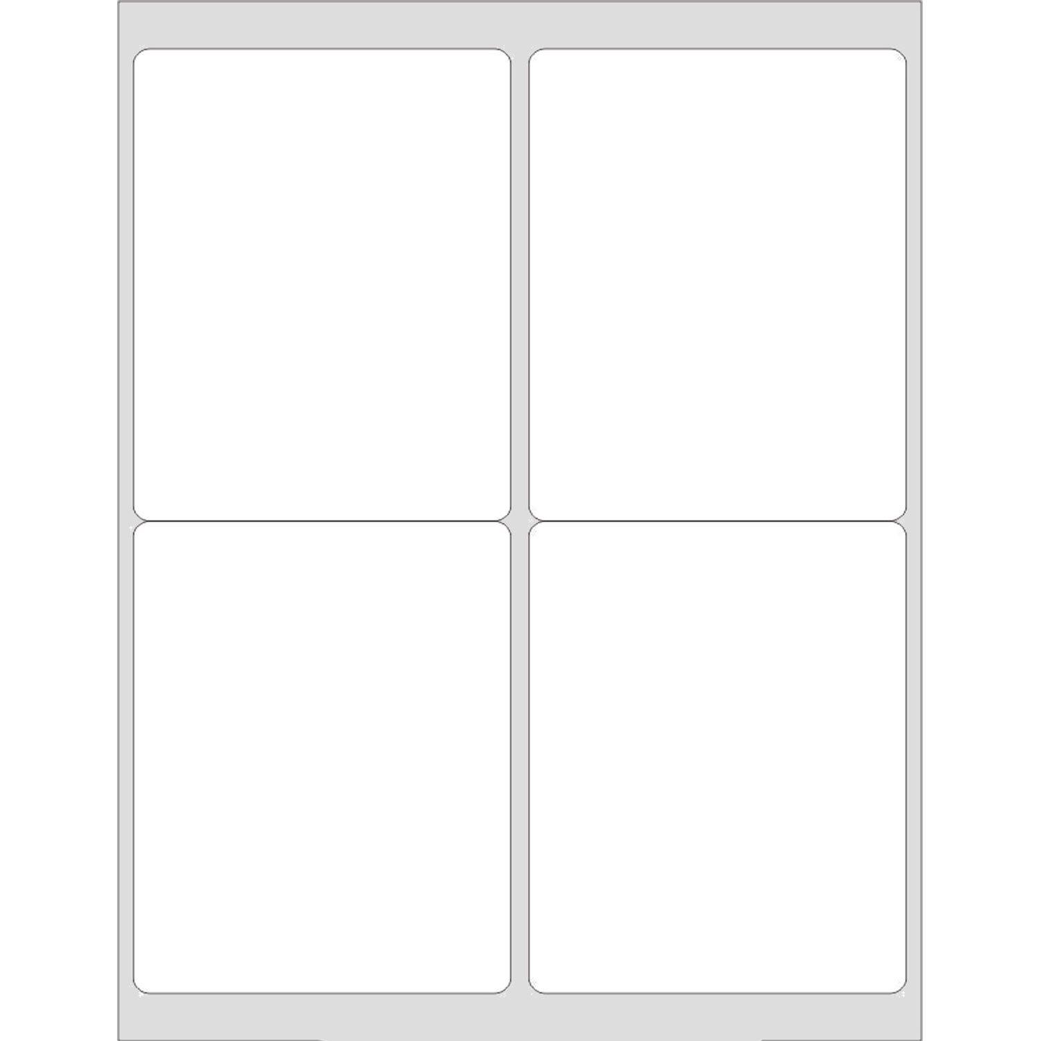 20 Premium Printable Wine Labels, 4x5 inches, Weatherproof and Waterproof White Vinyl, fits Classic Bordeaux, Burgundy, and Champagne Bottles