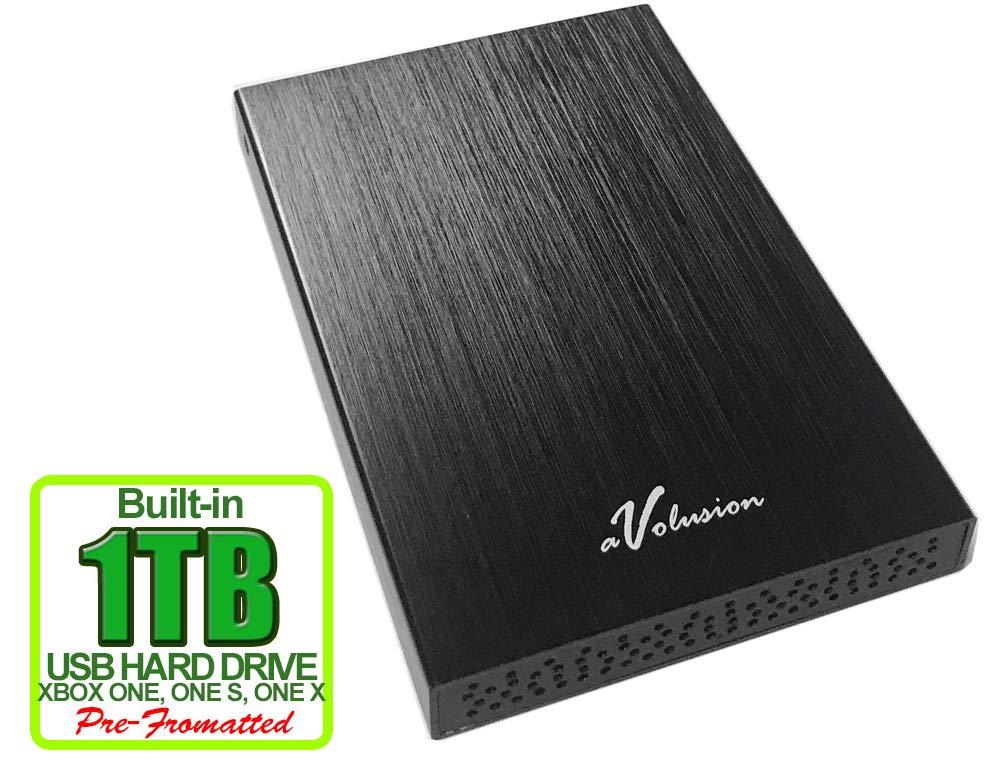 Avolusion HD250U3 1TB USB 3.0 Portable External Gaming Hard Drive (Xbox One Pre-Formatted) - Black - Image 2