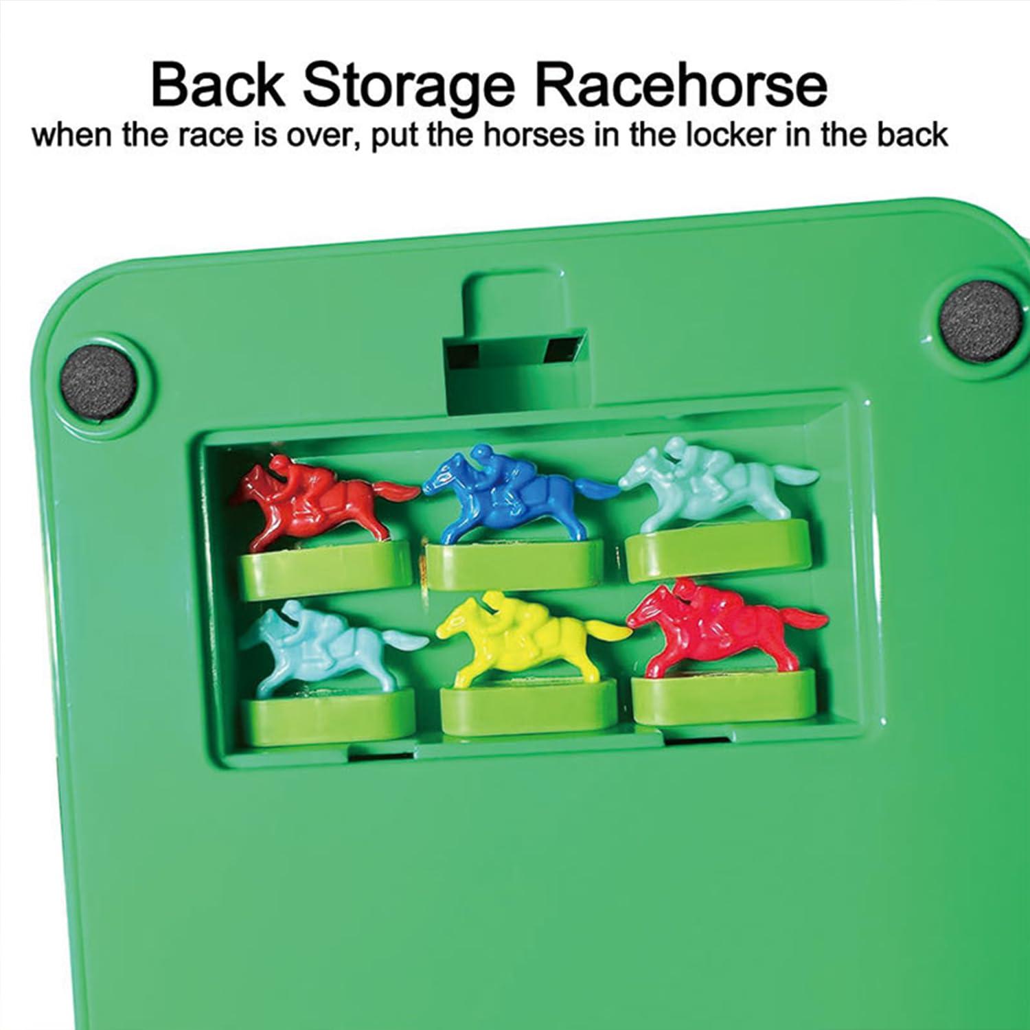 Junbinwon&NP Horse Racing Game Electronic Horse Race Board Game with 6 Horses 6 Card 1 erasable Marker Pen - Image 4