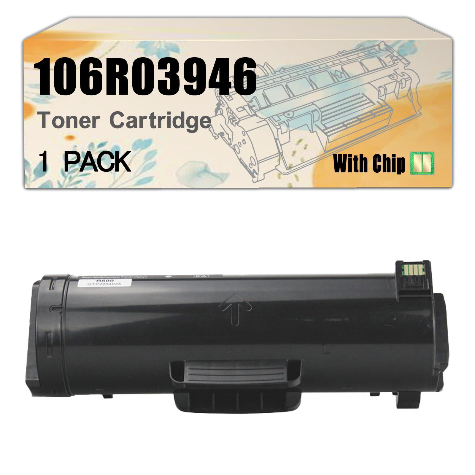 106R03946 Toner Cartridge Compatible Replacement for Xerox VersaLink B600 B605 B610 B615 Printers Combo Pack*1
