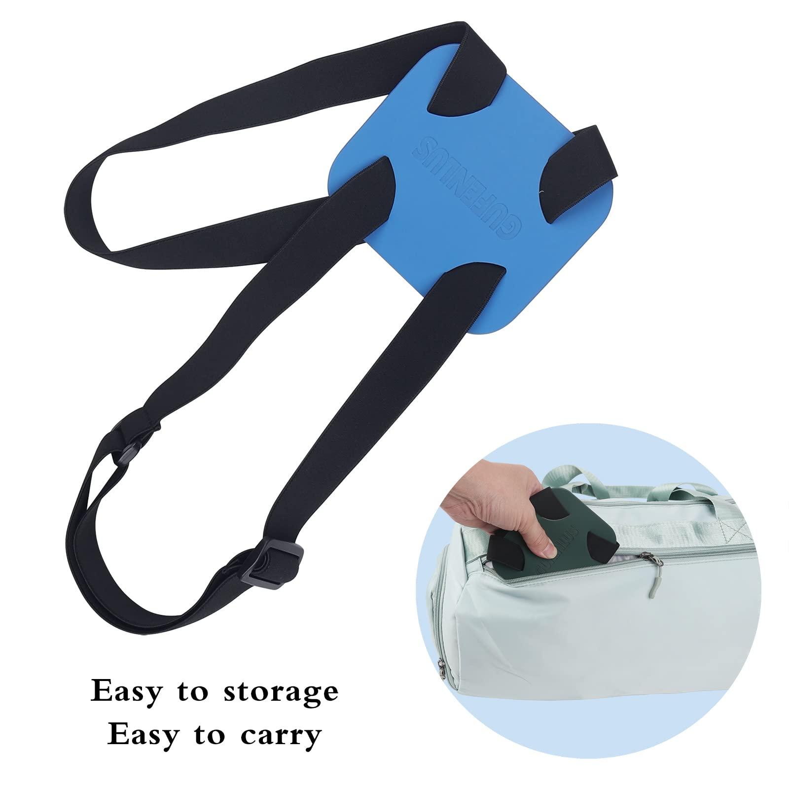 Luggage Straps Bag Bungees for Add a Bag Easy to Travel Suitcase Elastic Strap Belt- 2 Pack (Blue-2) - Image 2