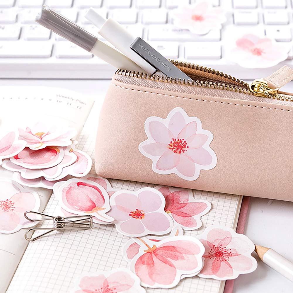 45PCS Small Scrapbooks Laptop Stickers, Doraking Boxed Flowers Monogatari Stickers for Laptop, Scrapbooking, Suitcase, Wallet - Image 2