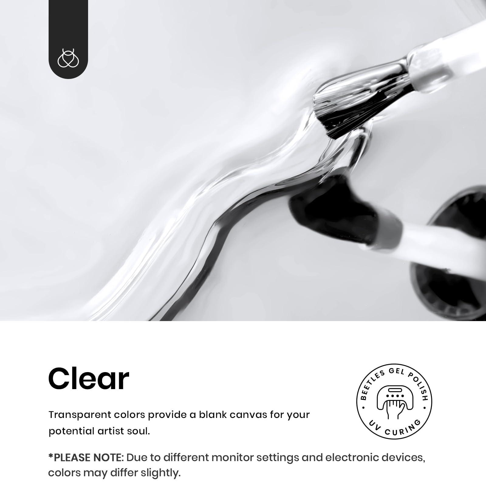 Beetles Clear Builder Gel for Nails 7 in 1 Clear Nail Builder Strengthener Gel Enhancement Nail Gel Building Nail Apex for Beginners & DIY Salon Manicure - Image 6