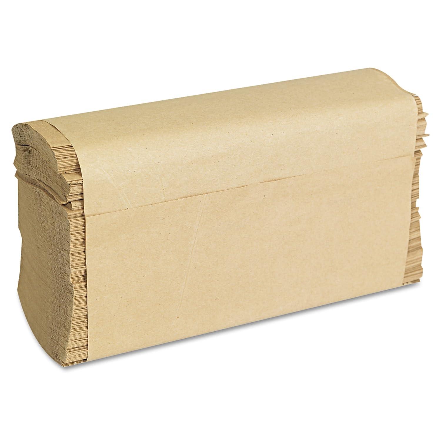GEN 1508 Folded Paper Towels, Multifold, 9 x 9 9/20, Natural, 250 Towels per Pack (Case of 16 Packs) - Image 4