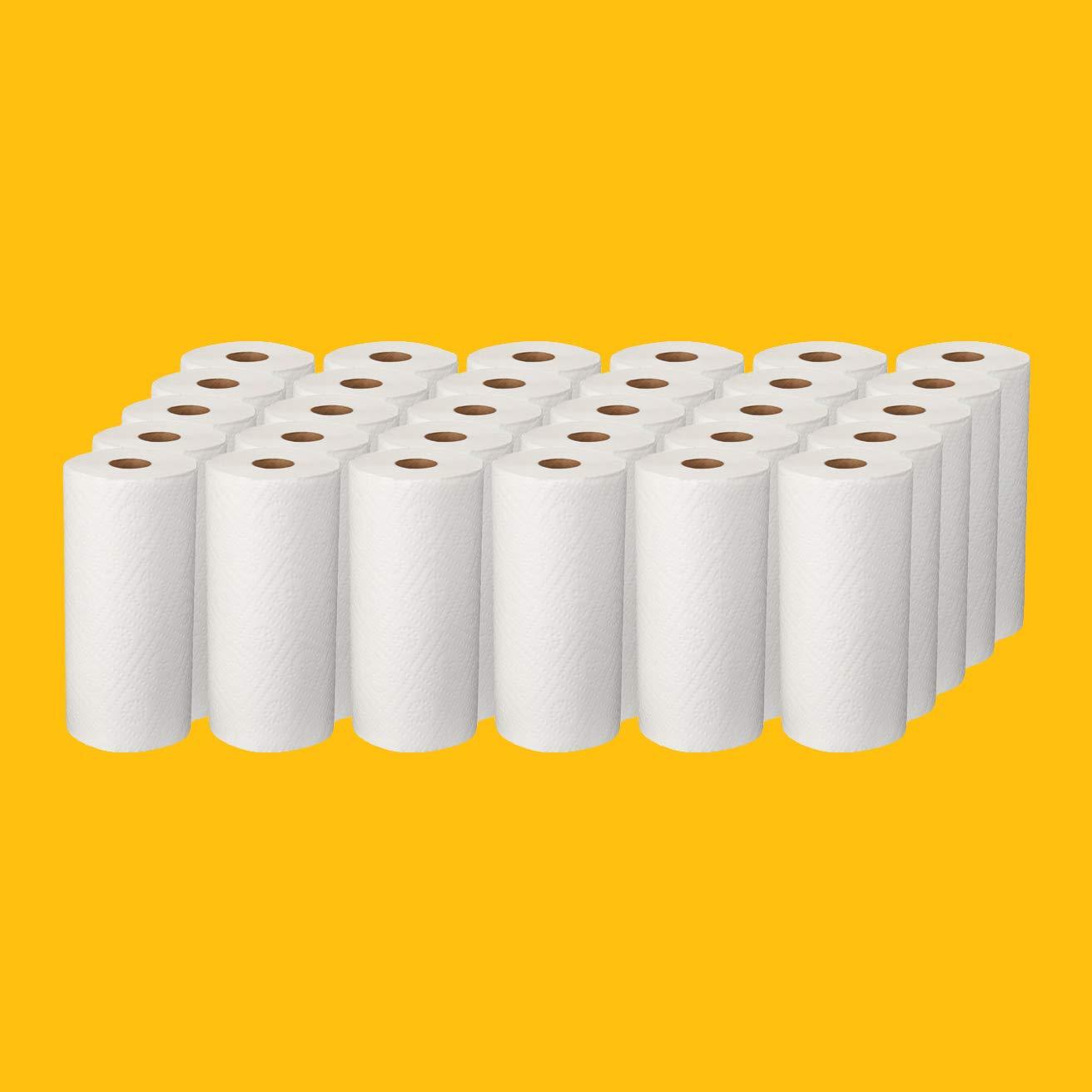 AmazonCommercial 2-Ply White Adapt-a-Size Kitchen Paper Towels (SOFI-056) | Bulk | Adapt-a-size | Individually Wrapped | FSC Certified |140 Towels per Roll (30 Rolls)(11 x 6 Sheet) - Image 5
