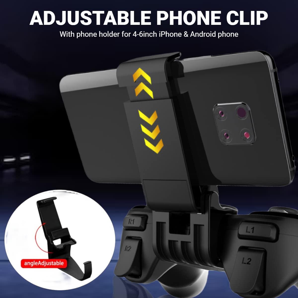 arVin Mobile Game Controller for iPhone & Android with Phone Holder, Bluetooth Gamepad Joystick for iPhone 15/14/13/12/11, iOS, iPad, Samsung Galaxy S23/S22/S21 Ultra, One Plus, Tablet, Call of Duty - Image 5