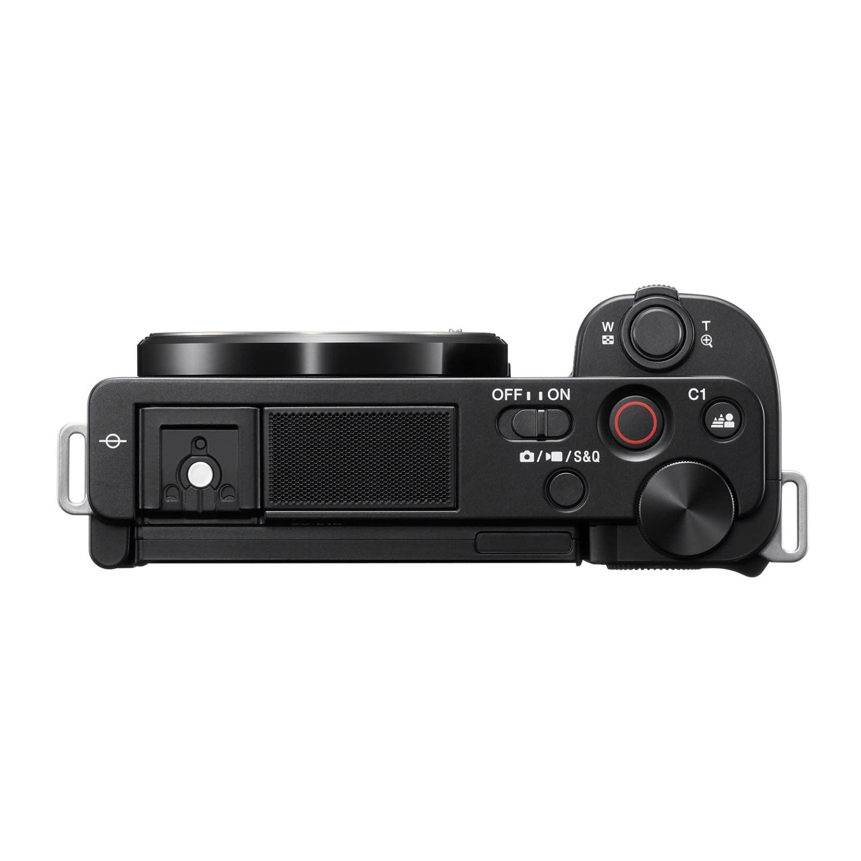 Sony Alpha ZV-E10 - APS-C Interchangeable Lens Mirrorless Vlog Camera Kit - Black - Image 9