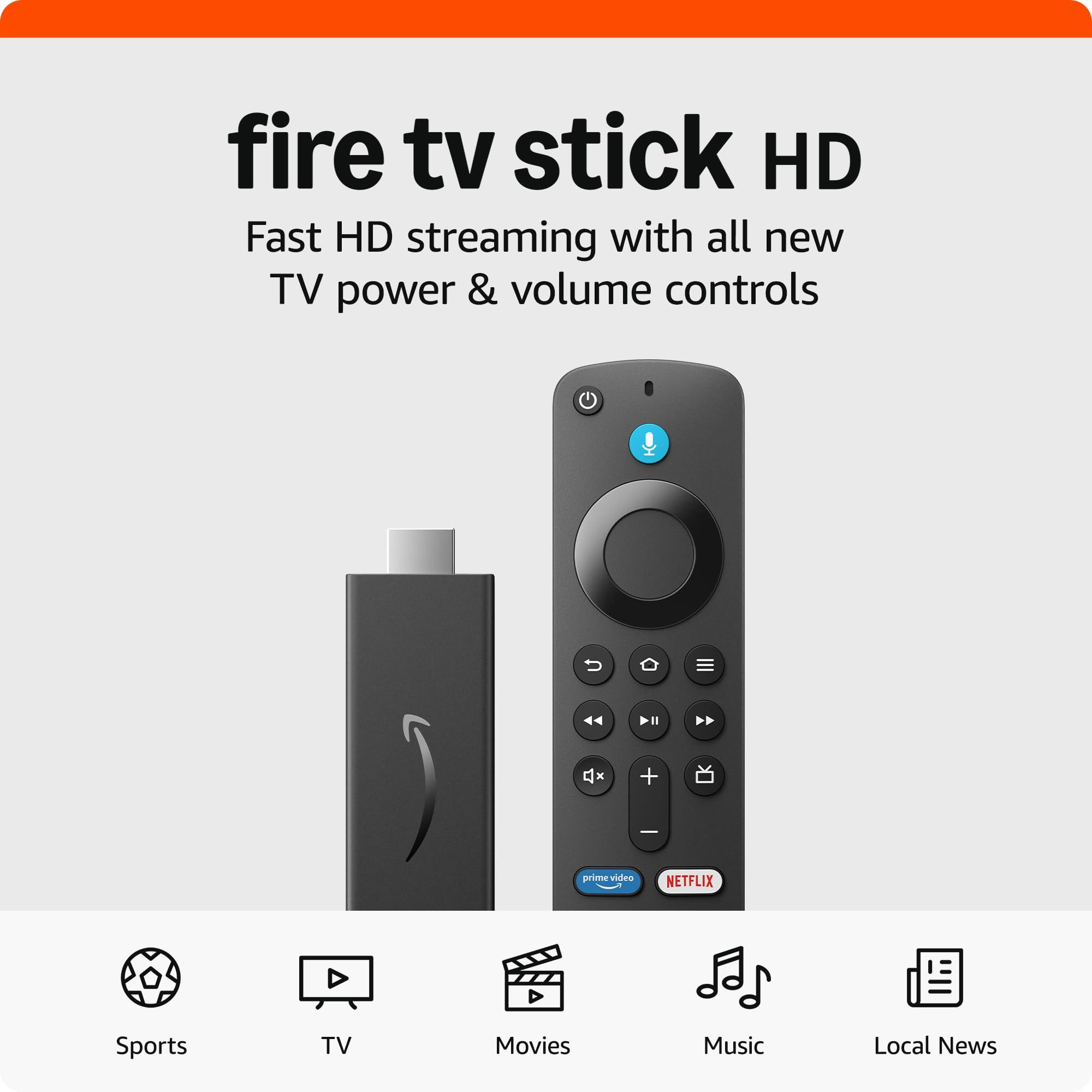 Amazon Fire TV Stick HD (newest model), free and live TV, Alexa Voice Remote, smart home controls, HD streaming - Image 7