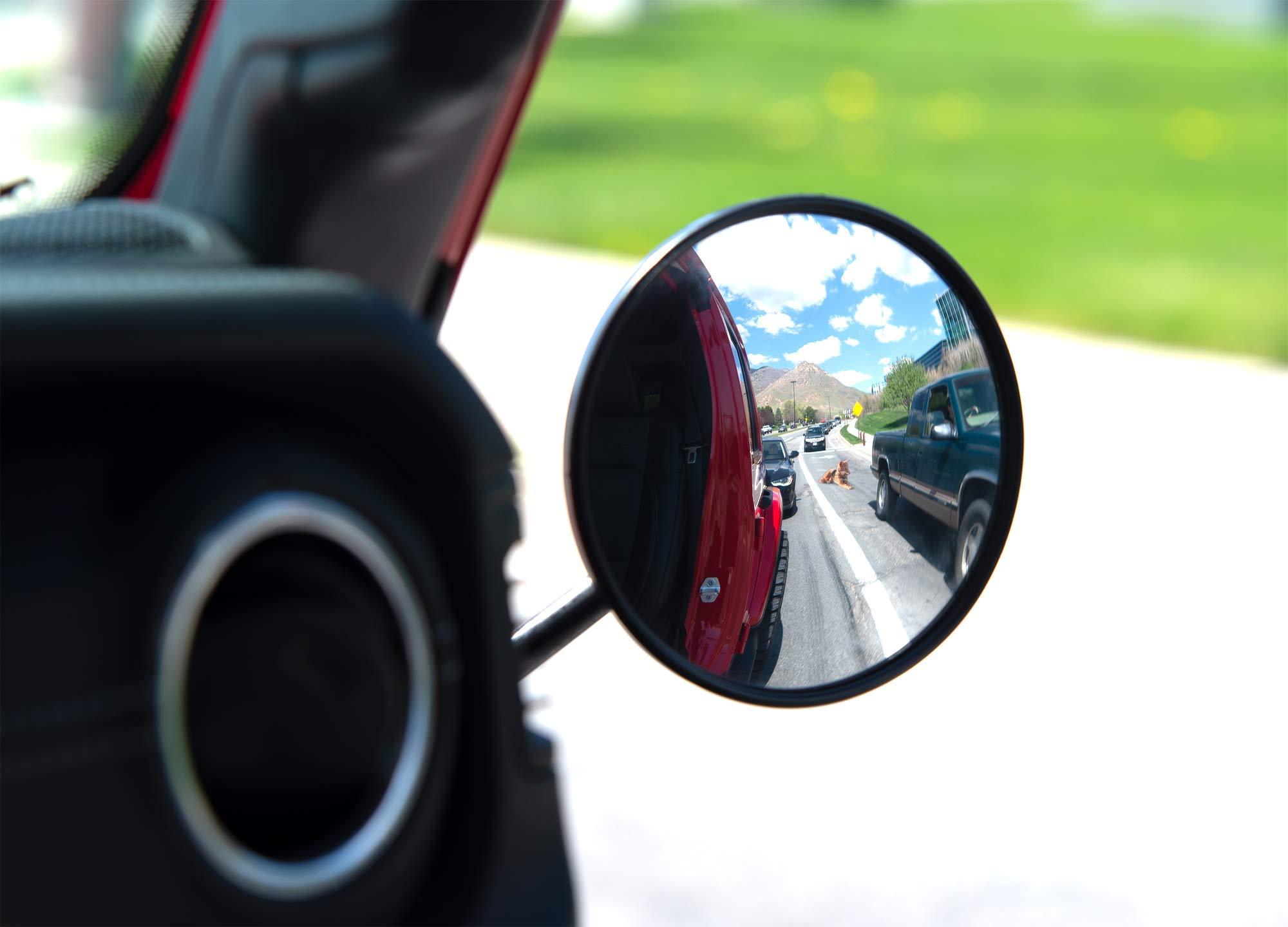 Lange Originals | Coyote Mirror™ | Compatible with Jeep Wrangler & Gladiator | Quick Removal Replacement Mirrors - Image 4