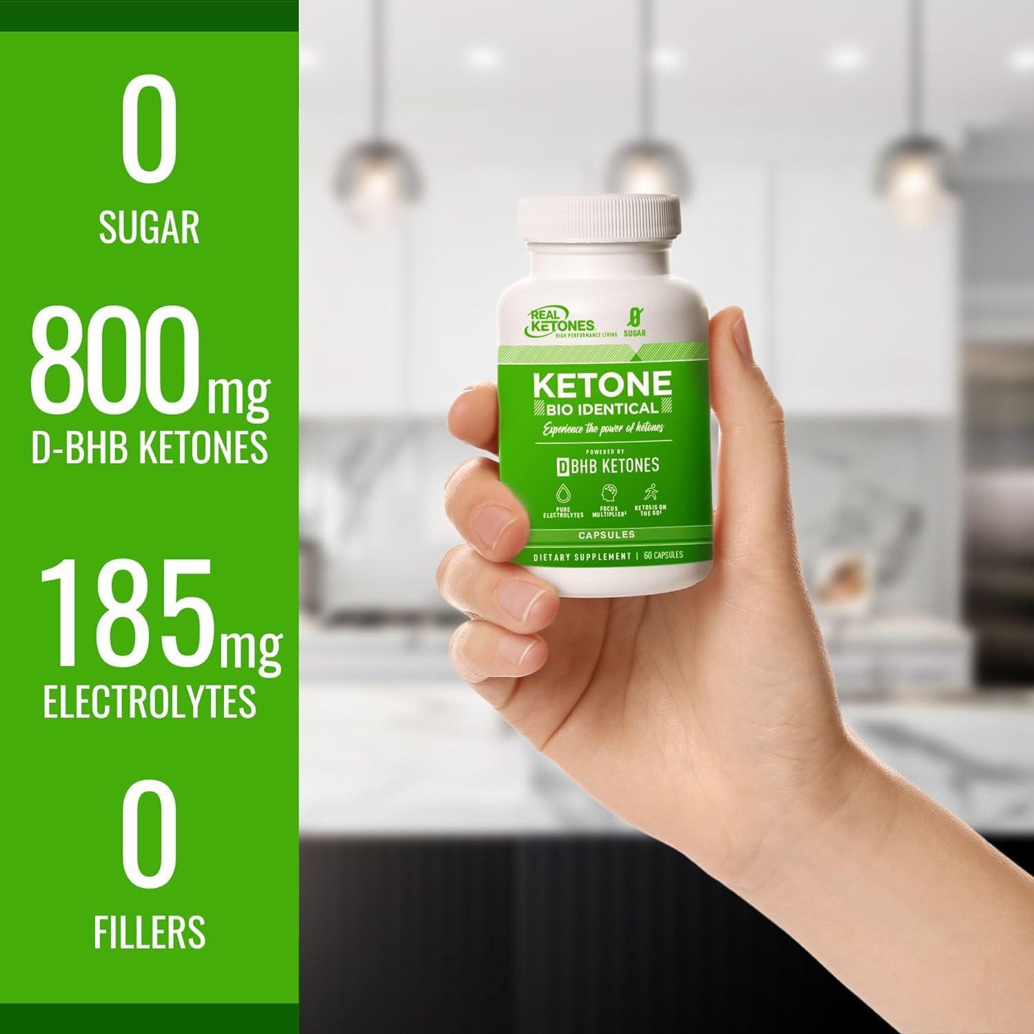 Keto BHB Salts Capsules - Sodium Calcium & Magnesium BHB Capsules with Patented goBHB Beta-Hydroxybutyrate Electrolytes - Exogenous Ketones Supplement for Enhanced Energy Focus & Rapid Ketosis - Image 4