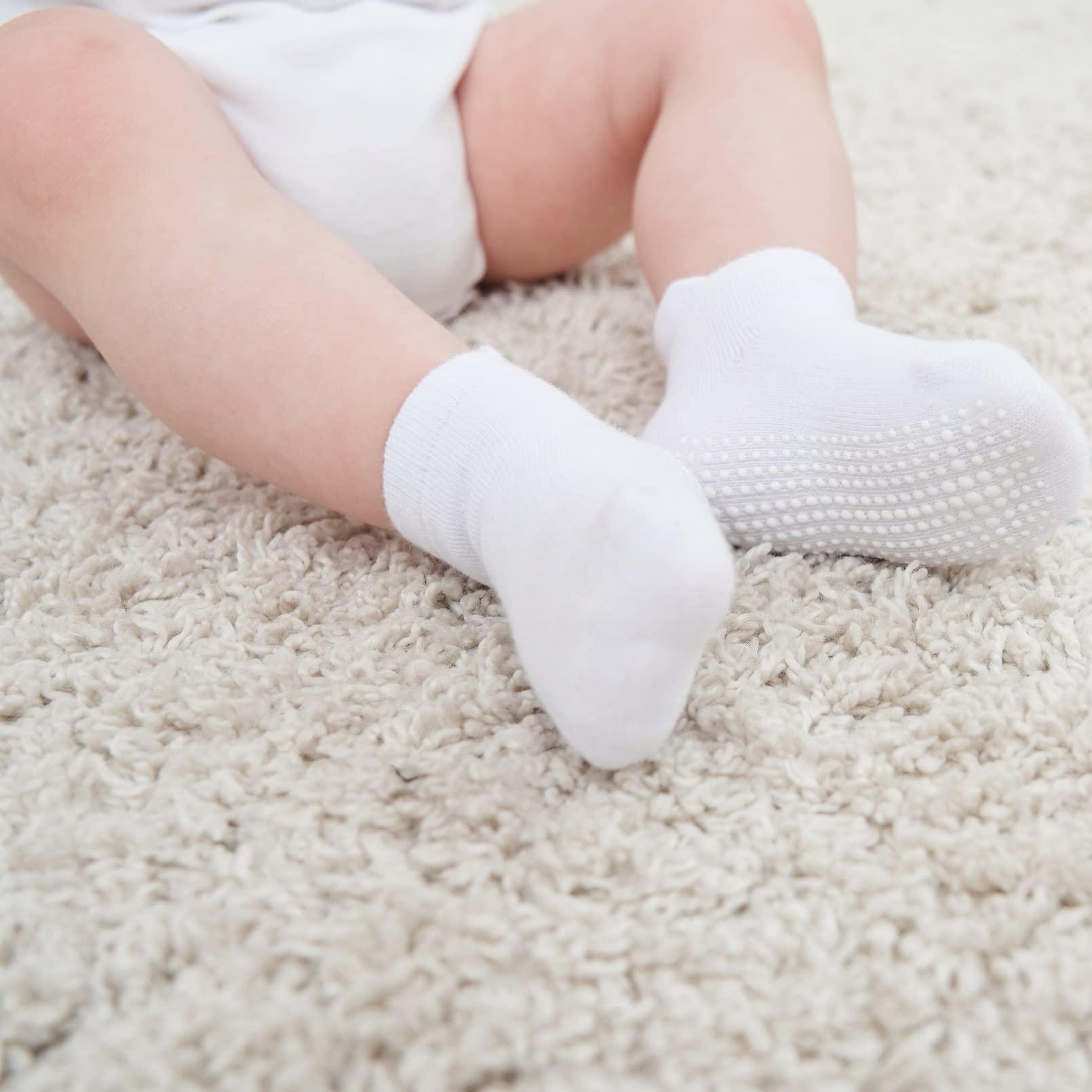 Zaples Baby Non Slip Grip Ankle Socks with Non Skid Soles for Infants Toddlers Kids Boys Girls - Image 6