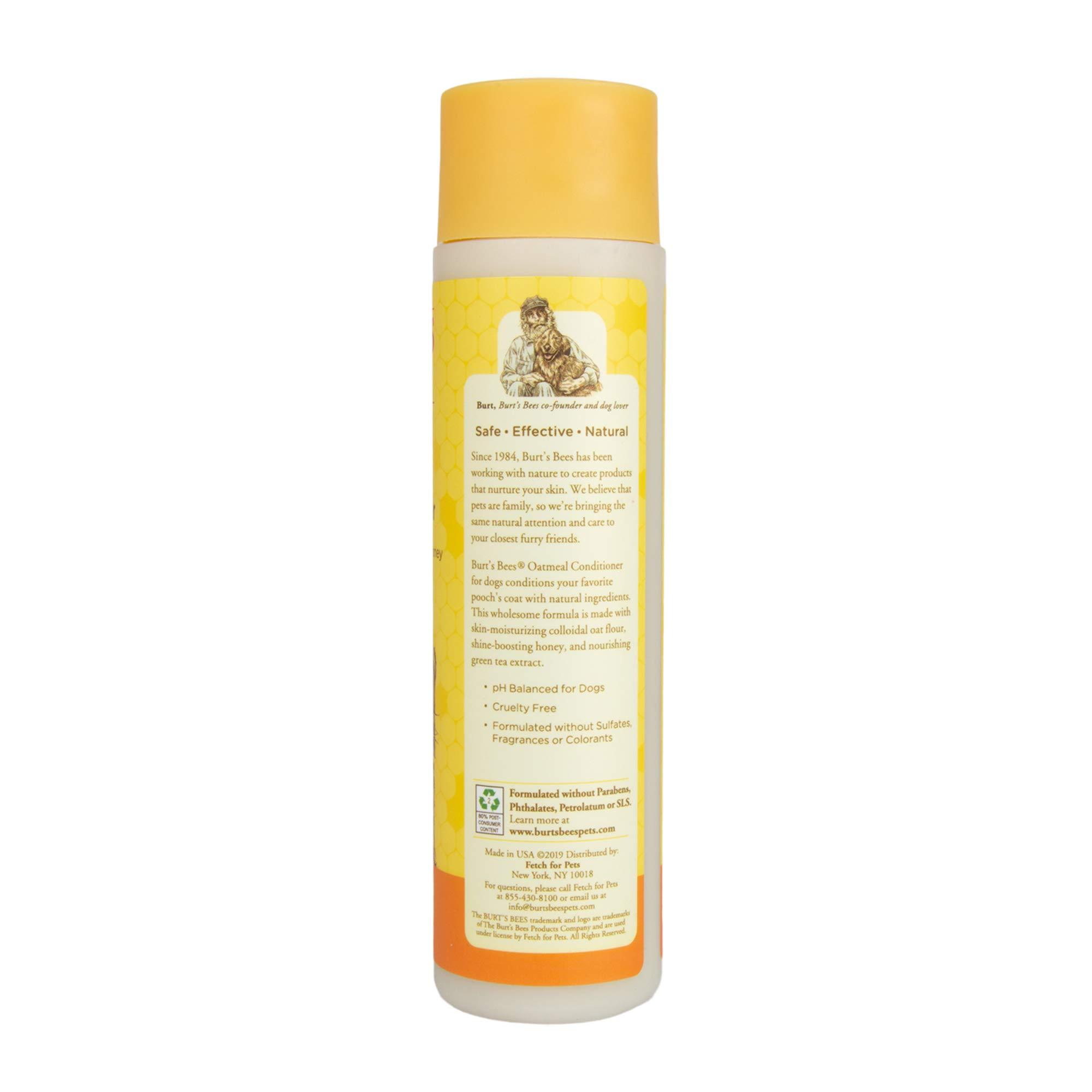 Burt's Bees for Pets Oatmeal Dog Conditioner with Colloidal Oat Flour and Honey, 95% Natural Origin Formulas, Gentle Dog Conditioner, Best Dog Conditioner for Itchy Dogs, 10 oz - Image 3