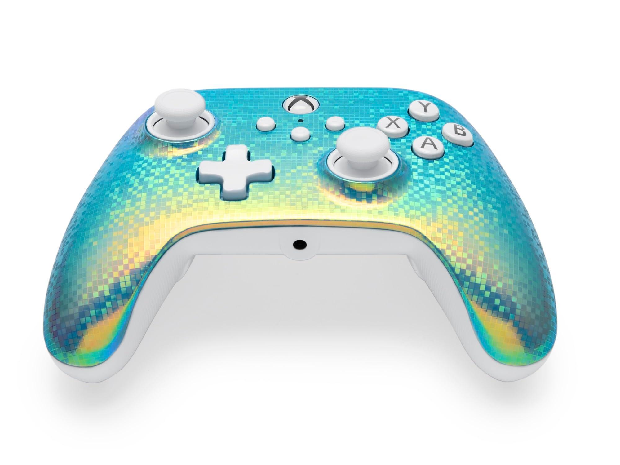 PowerA Advantage Wired Controller for Xbox Series X|S - Disco Ball, gamepad, wired video game controller, gaming controller, USB-C, Works with Xbox One, Officially Licensed - Image 7