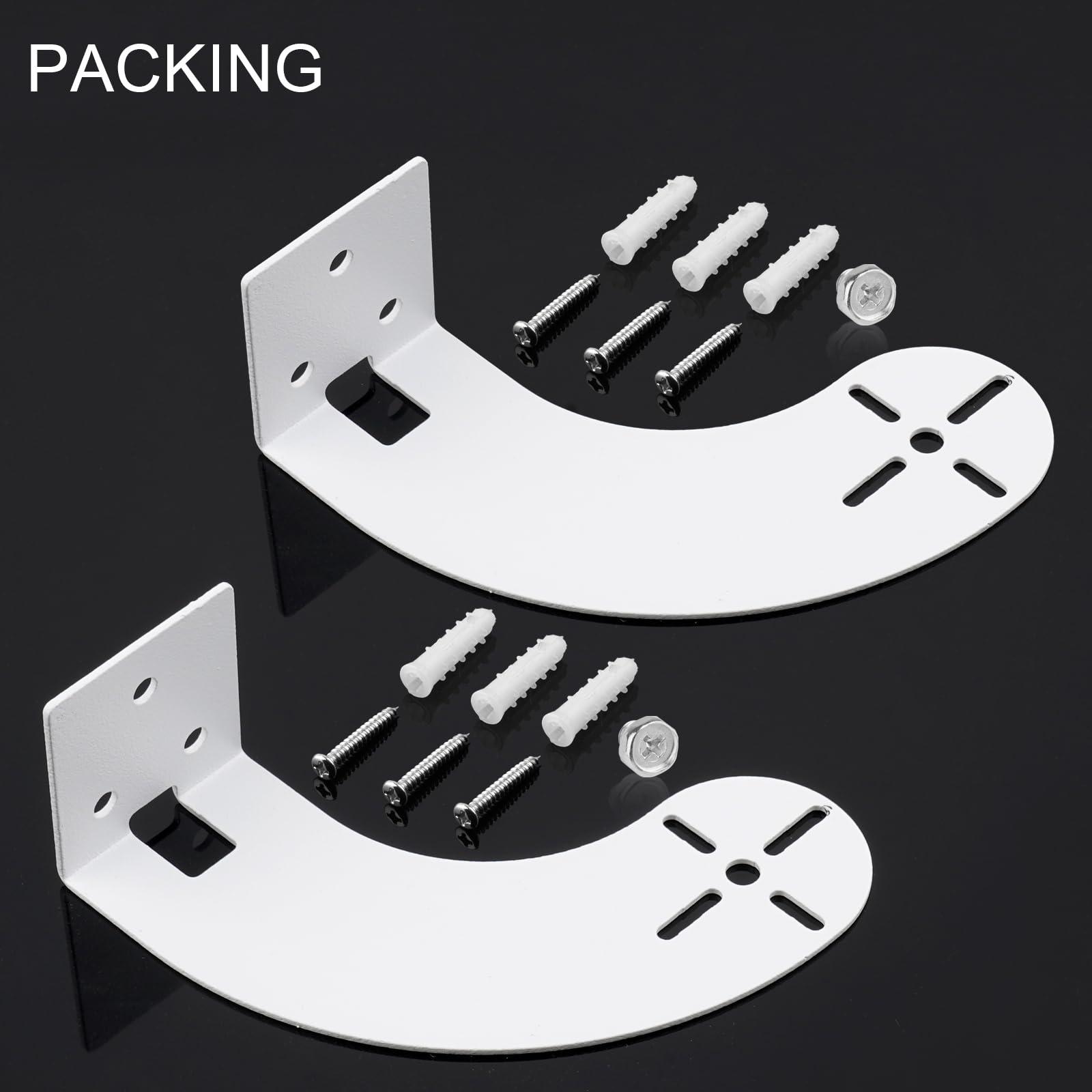 2Pack Corner Camera Wall Mount for Wyze Cam Pan V3/Wyze Cam V4,Maximum Coverage of 270° on Both Sides of The House,Reducing Blind Spots,Extended Corner Wall Mount Bracket for Wyze Cam - Image 7