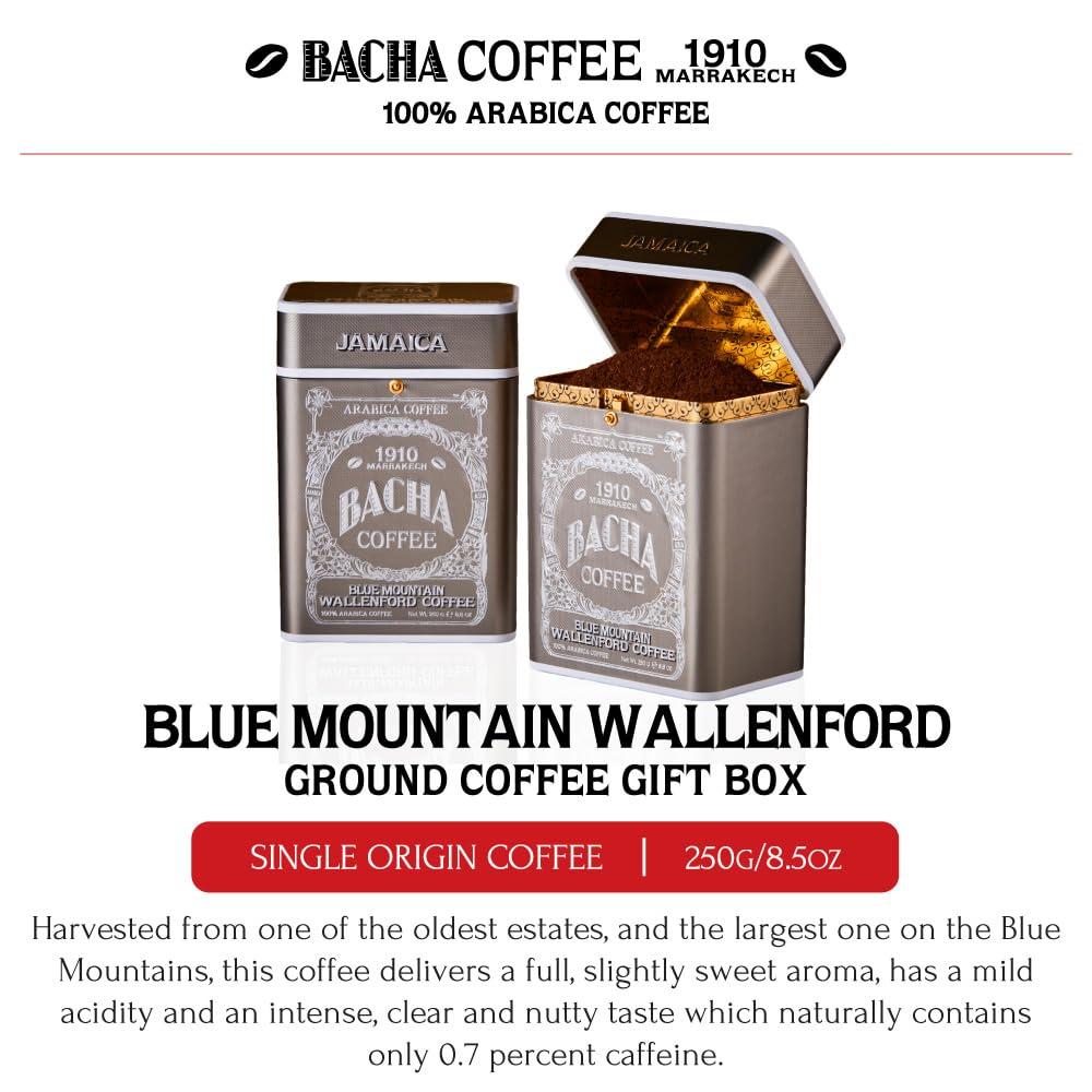 Bacha Coffee | Blue Mountain Wallenford Single Origin Signature Nomad Collection, Medium Roast, 100% Arabica Ground Beans, 250g - Image 2