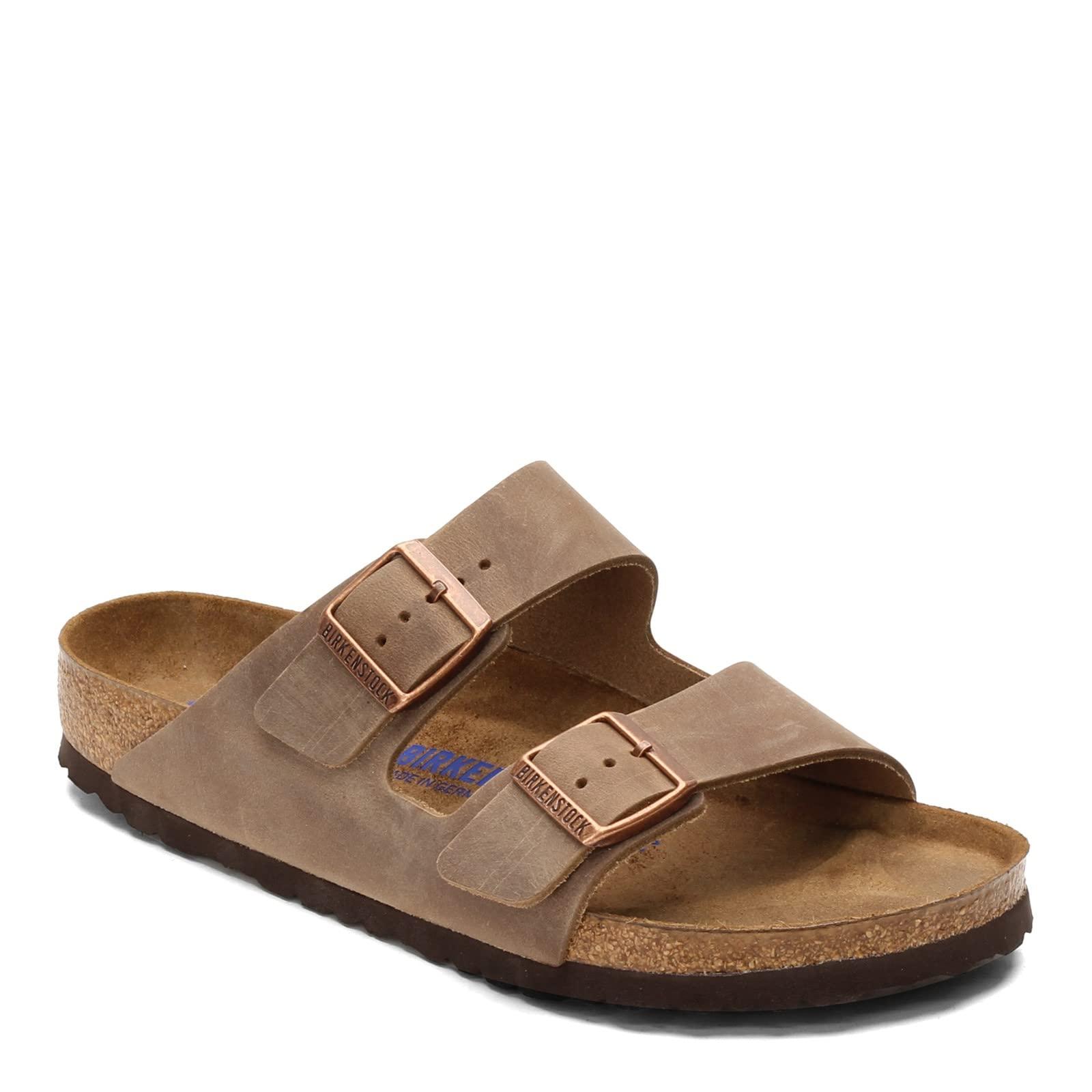 Birkenstock Unisex-Adult Soft Footbed Arizona SFB Iron Oil Lt