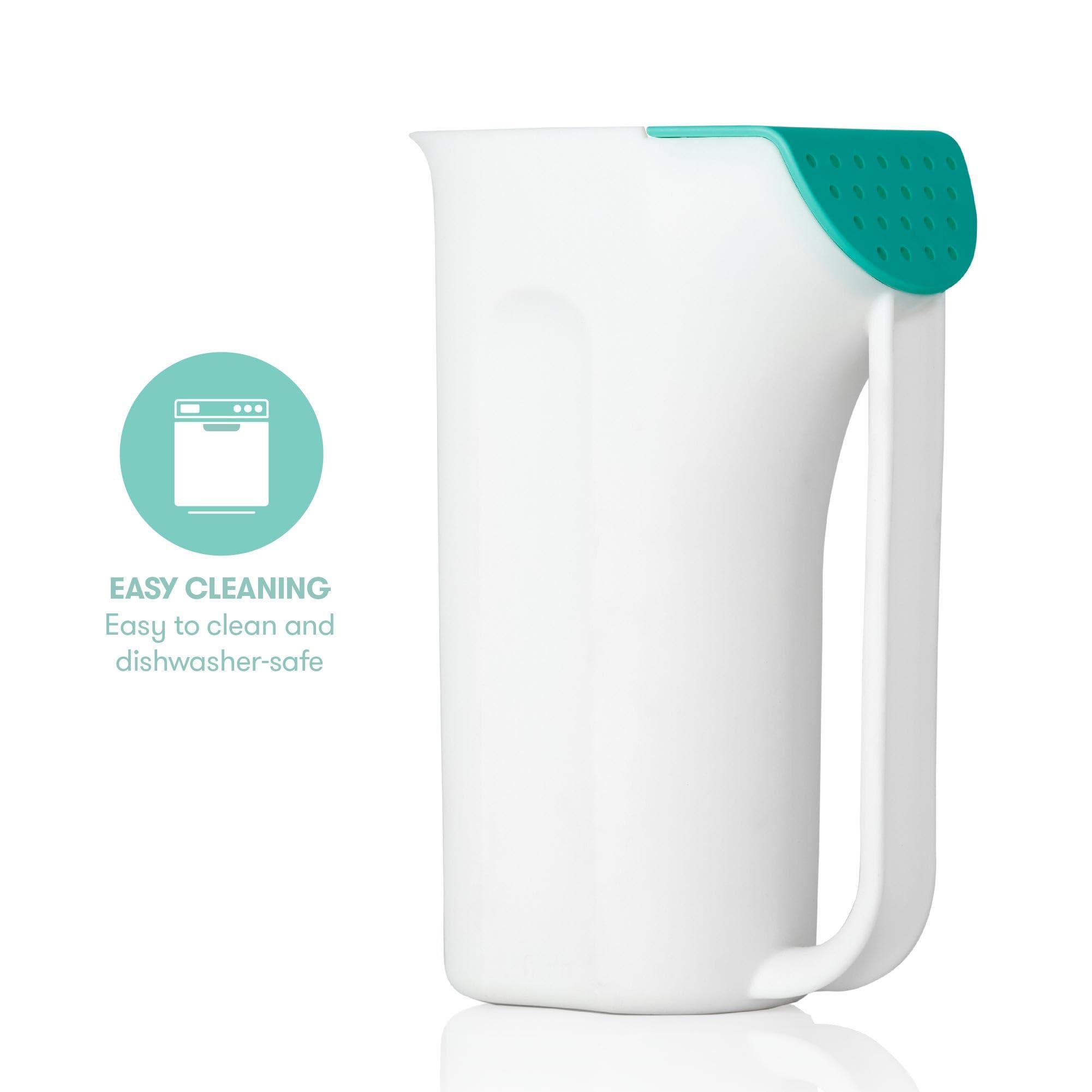 Frida Baby Control The Flow Bath Rinse Cup | Rinser to Wash Hair + Body | Rinser-Cup for Bath Time with Easy Grip Handle + Removable Rain Shower - Image 6