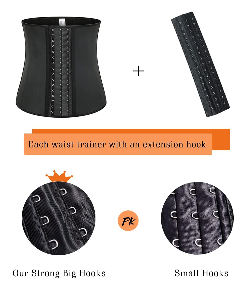 GainKee 100% Latex Men Waist Trainer Corsets With Steel Bone Sweat Belt Sauna Suit For Fitness Body Shaper - Image 5