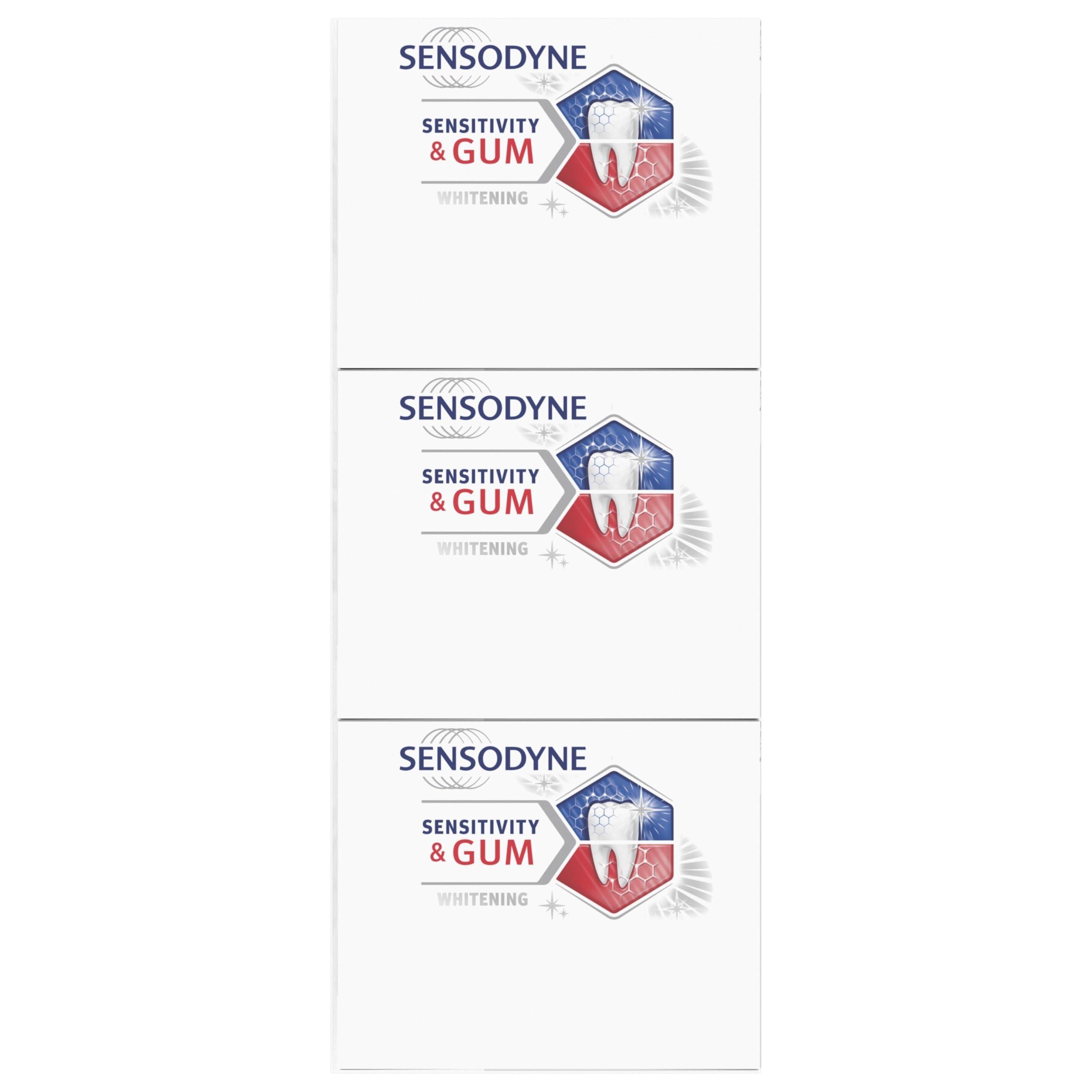 Sensodyne Sensitivity & Gum Whitening Toothpaste, Toothpaste for Sensitive Teeth & Gum Problems, 3.4 Ounces (Pack of 3) - Image 10