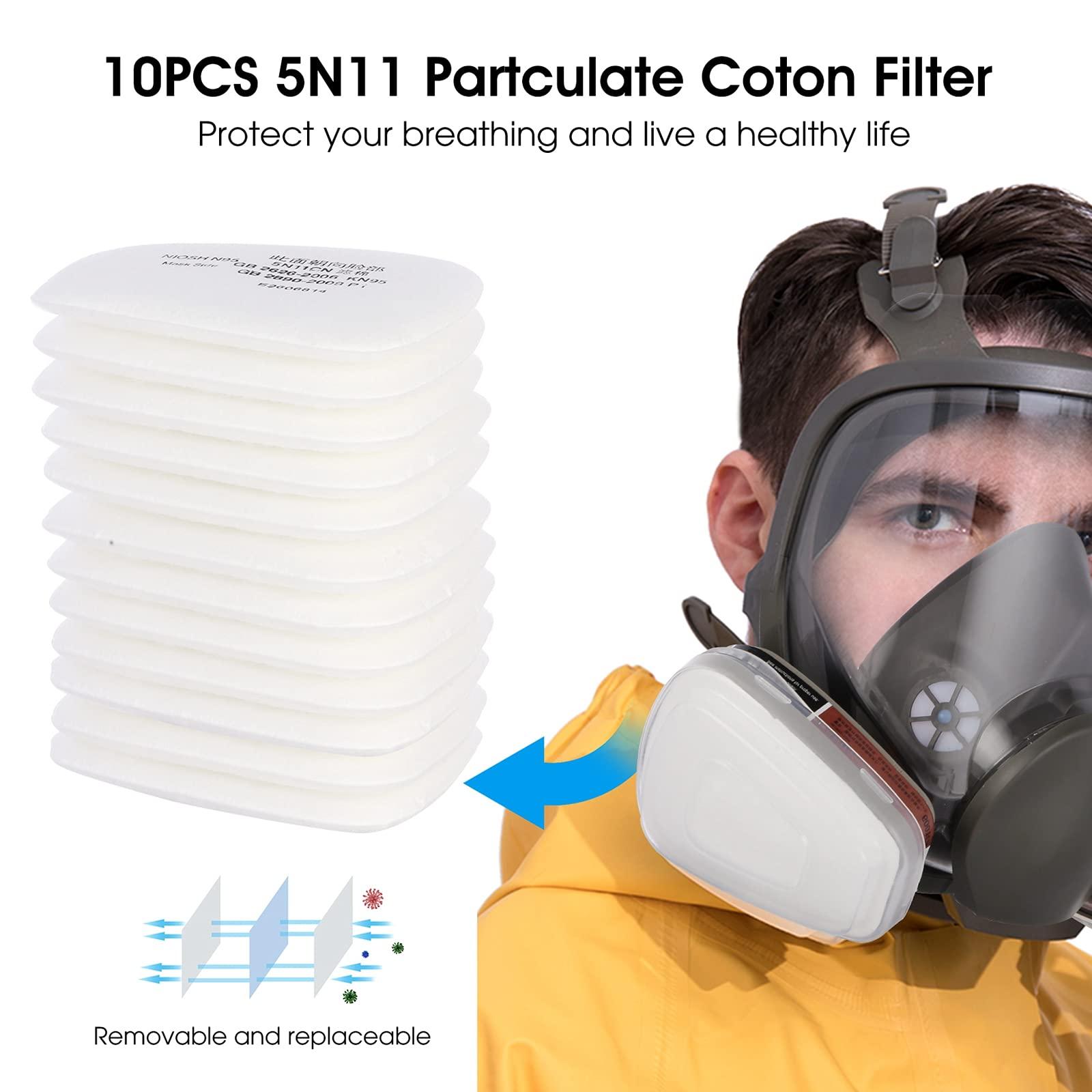 WAKYFLX Reusable full Face Cover - 6800 full Respirаtor Face Cover,for Paint, Against Dust,Chemicals, Formaldehyde, Polishing,Staining,Car Spraying,Sanding &Cutting - Image 4