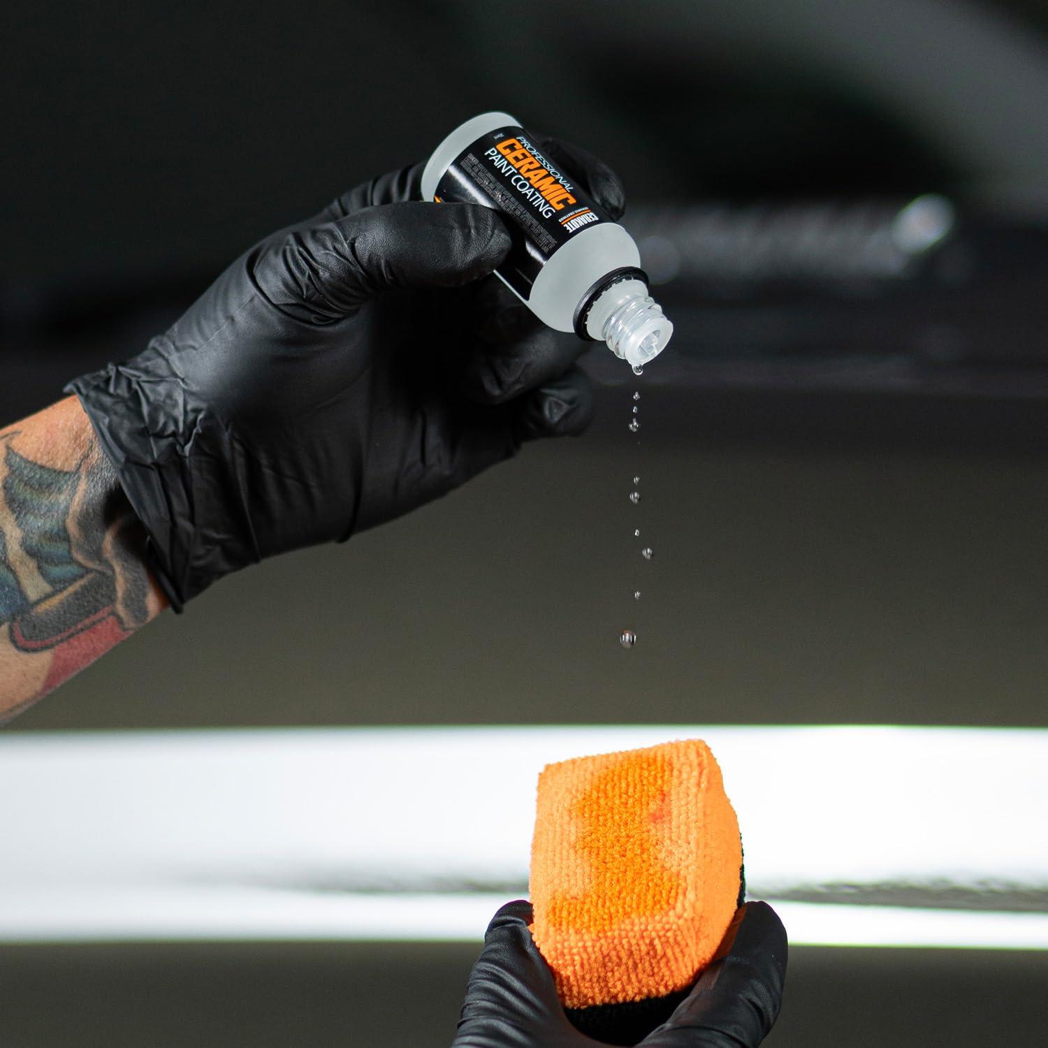 Cerakote® Professional Ceramic Coating for Cars – High Gloss Professional Grade Paint Protection Kit, Ultra Hydrophobic, UV & Chemical Resistant, Easy Application, 500 Wash Longevity, (2) 30ml Bottles - Image 6