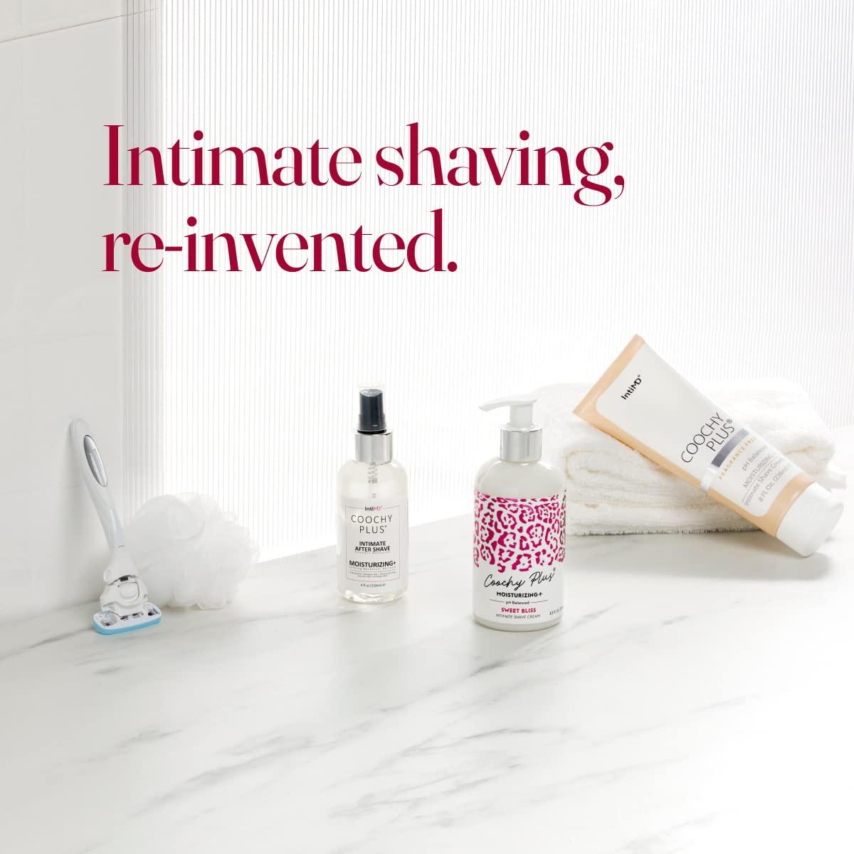 IntiMD Coochy Plus Intimate Shaving Complete Kit - Sweet Bliss & Organic After Shave Protection Soothing Moisturizer Mist - Antioxidant Formula Prevents Razor Burns, Itchiness & Ingrown Hair - Image 7