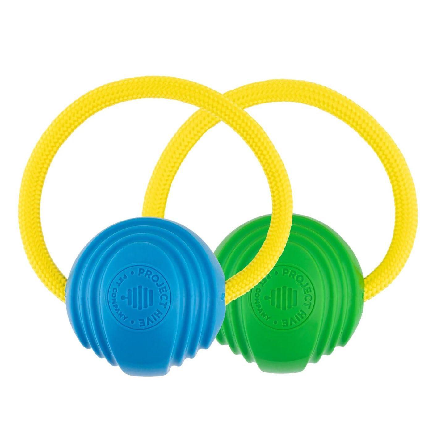 Project Hive Zoomer Stick | Dog Ball Thrower with Set of 2 Looped Dog Balls Included (Green and Blue) | Interactive Dog Toys for Both Land and Water | Balls for Dogs Perfect for Fetch and Tug Play - Image 2