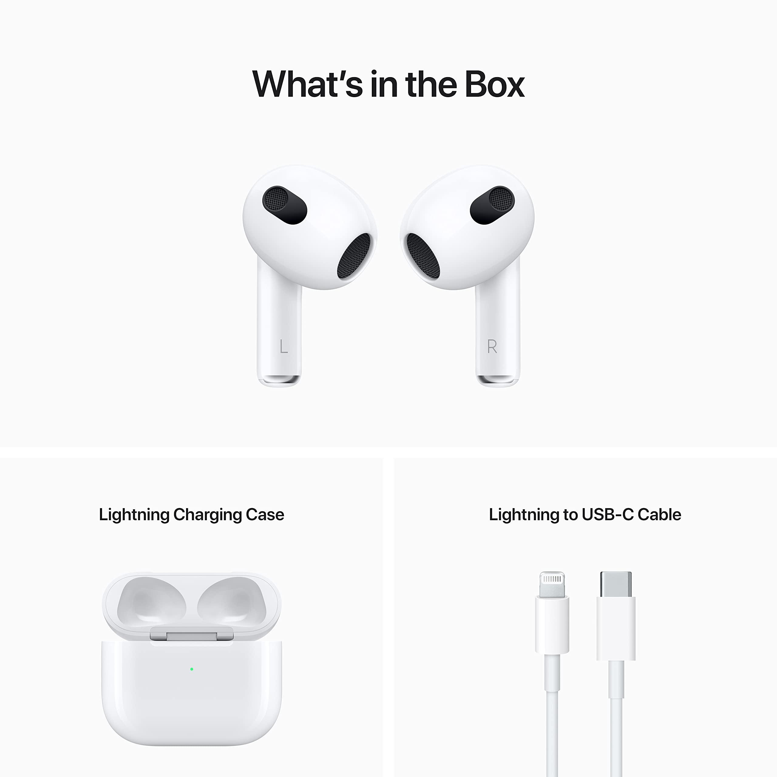 Apple AirPods with Lightning Charging Case (3rd Generation) (Renewed) - Image 5