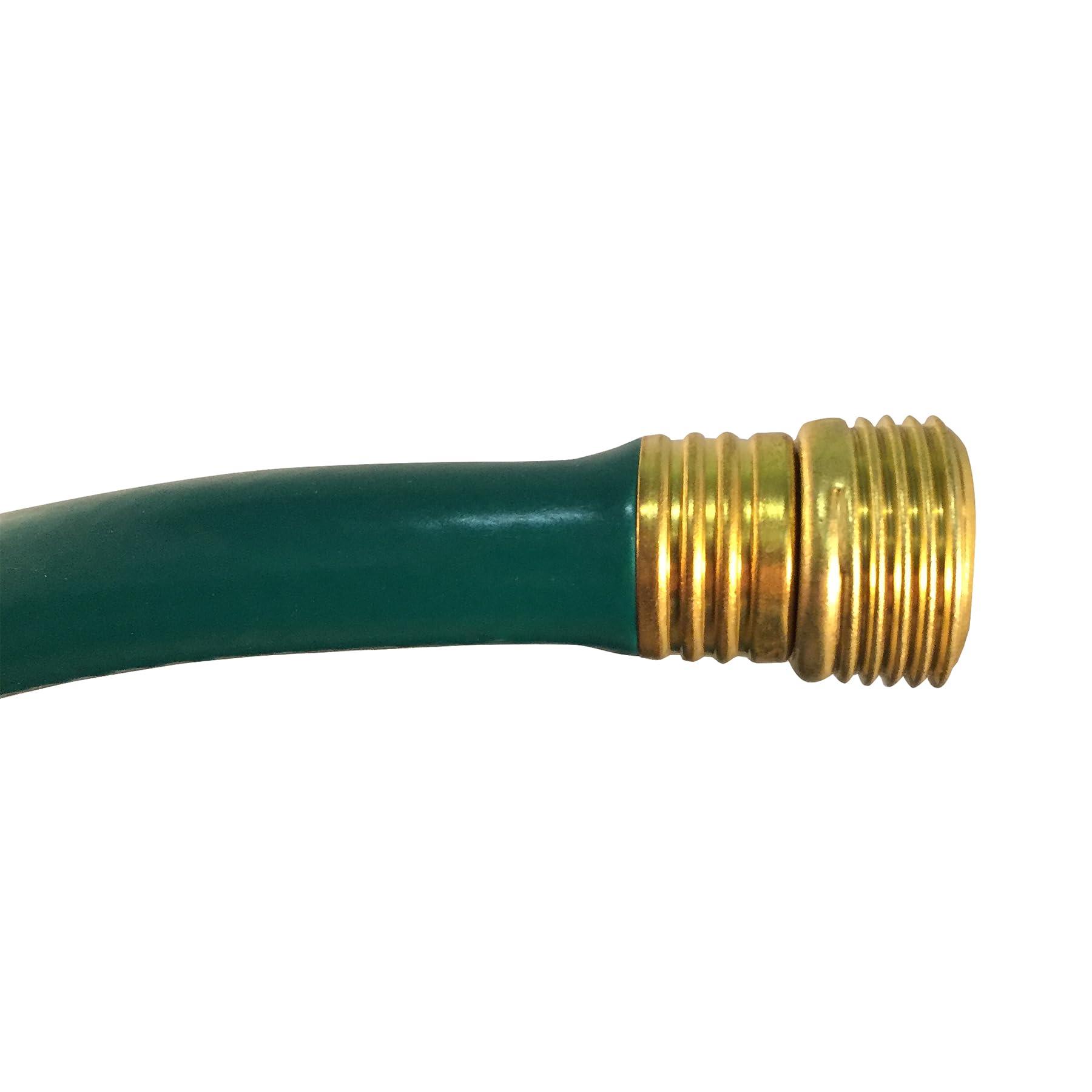 Flexon 5/8-Inch by 25-Foot Reinforced Garden Hose FR5825, 25ft, Green - Image 5