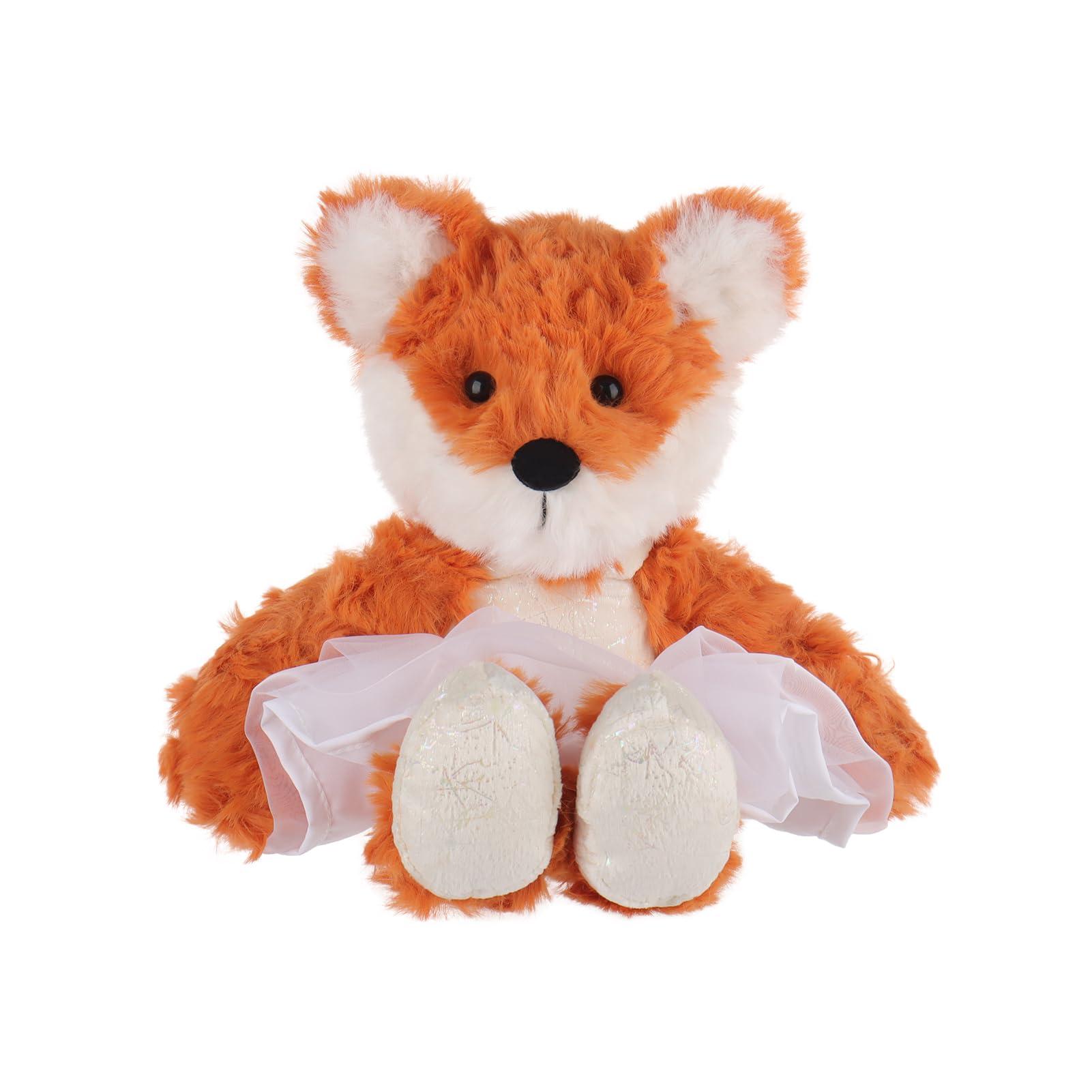 Apricot Lamb Ballet Fox Stuffed Animals for Kids, Soft Cute Plush Toys for Baby Girl and Boy, Fluffy Ballet Fox 6.7 Inches - Image 5