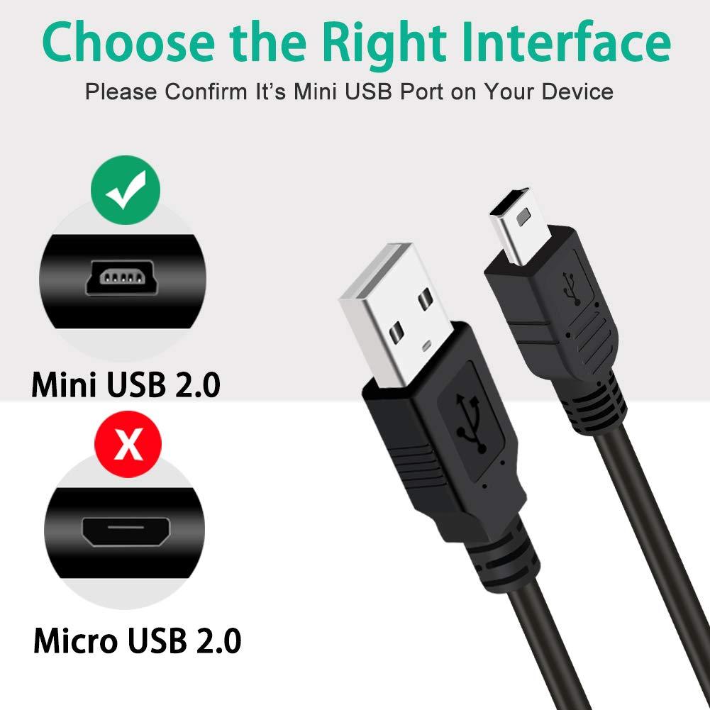 SCOVEE PS3 Charger Cable,10ft PS3 Controller Charging Cord,Mini USB Cable for Sony Playstation 3 Controller DualShock 3 PS Move Slim Wireless Game,TI84 Plus CE Charging Cables Mini-B Charger Data Wire - Image 3