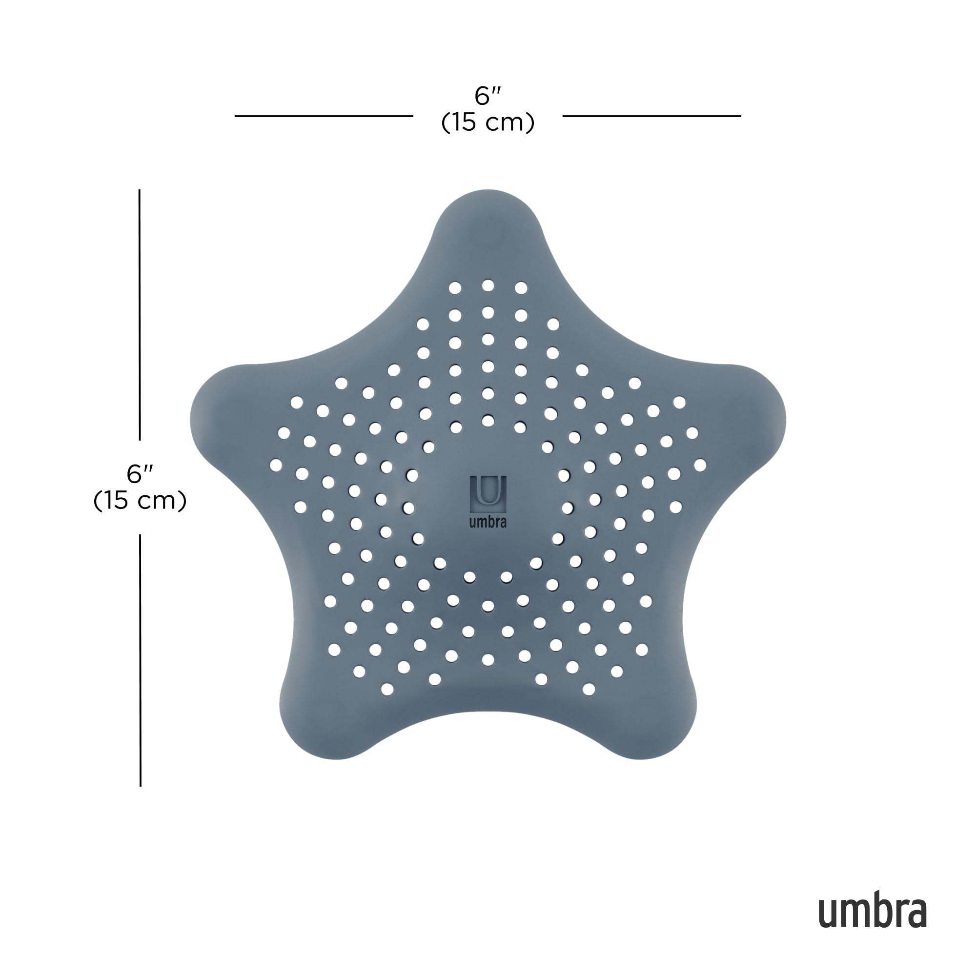 Umbra Starfish Drain Cover/Hair Catcher, Slate Blue - Image 3