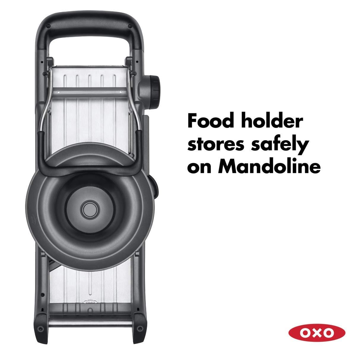 OXO Good Grips Chef's Mandoline Slicer 2.0, Black & Steel - Image 8