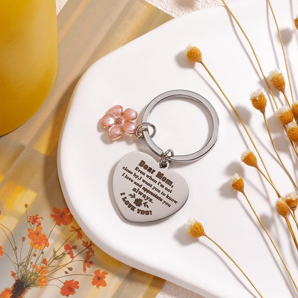 Gifts for Mom from Son Daughter Birthday Mothers Day Gifts Mothers Day Keychain Presents Best Mom ever Gift Ideas - Image 3