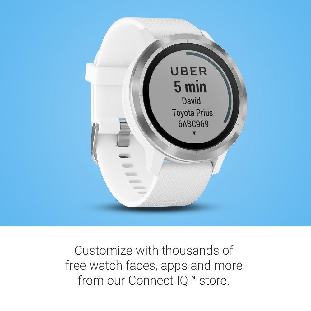 Garmin vívoactive 3 GPS Smartwatch - White & Stainless (Renewed) - Image 4
