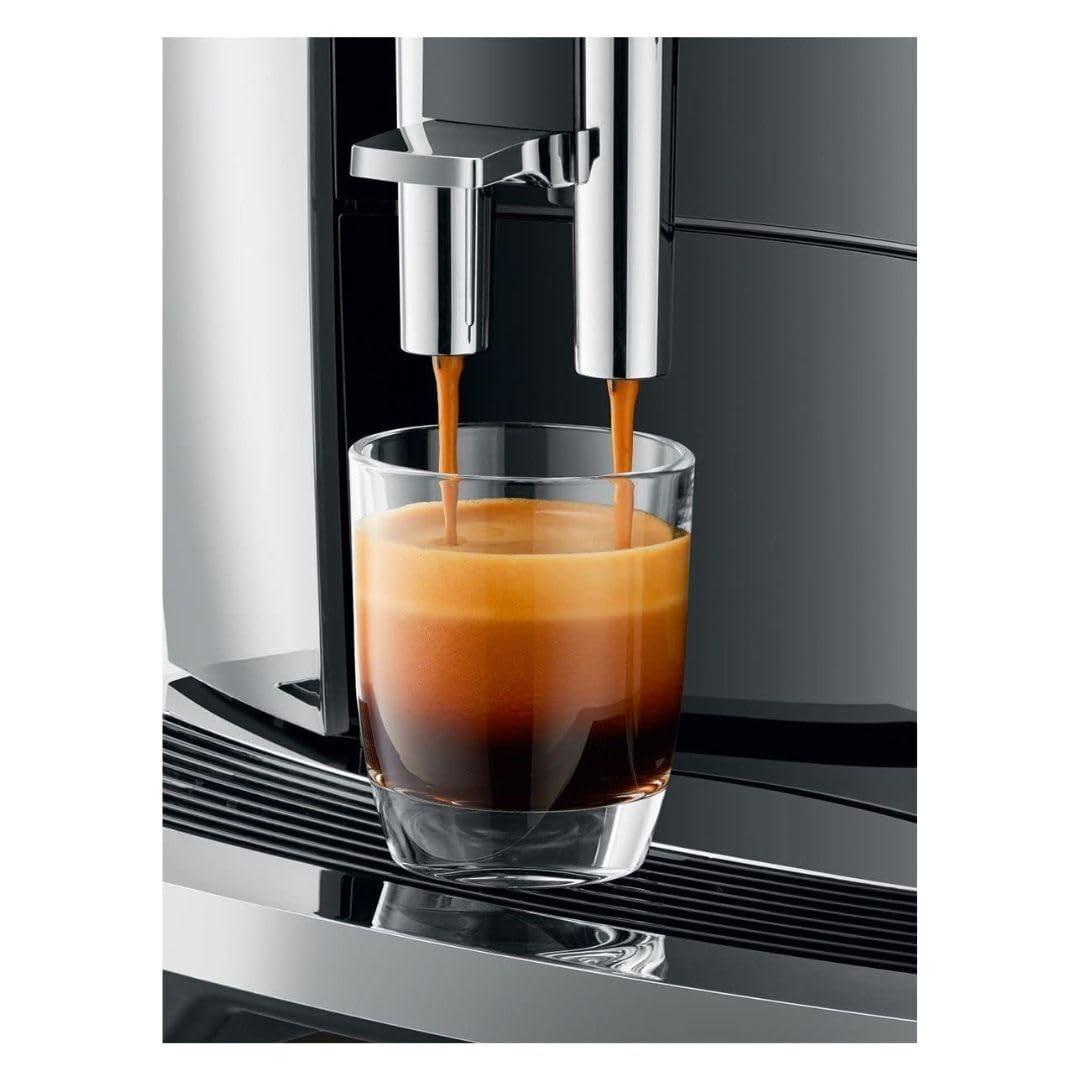 Jura E8 Automatic Coffee Machine with 17 Programmed Specialties, 2.8-Inch Display, and Professional Aroma Grinder (Chrome, Renewed) - Image 5