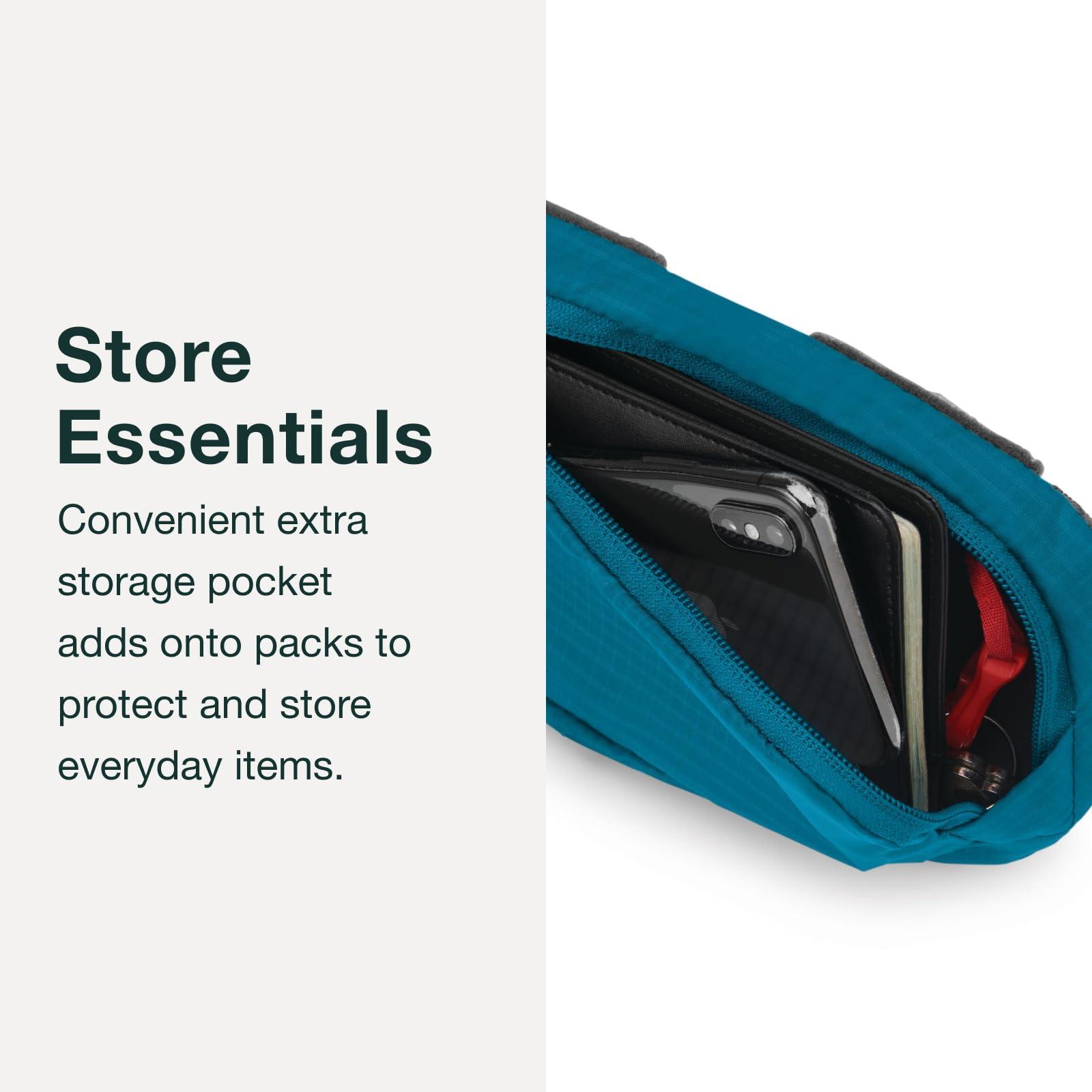 Osprey Zippered Pack Pocket, Black - Image 3
