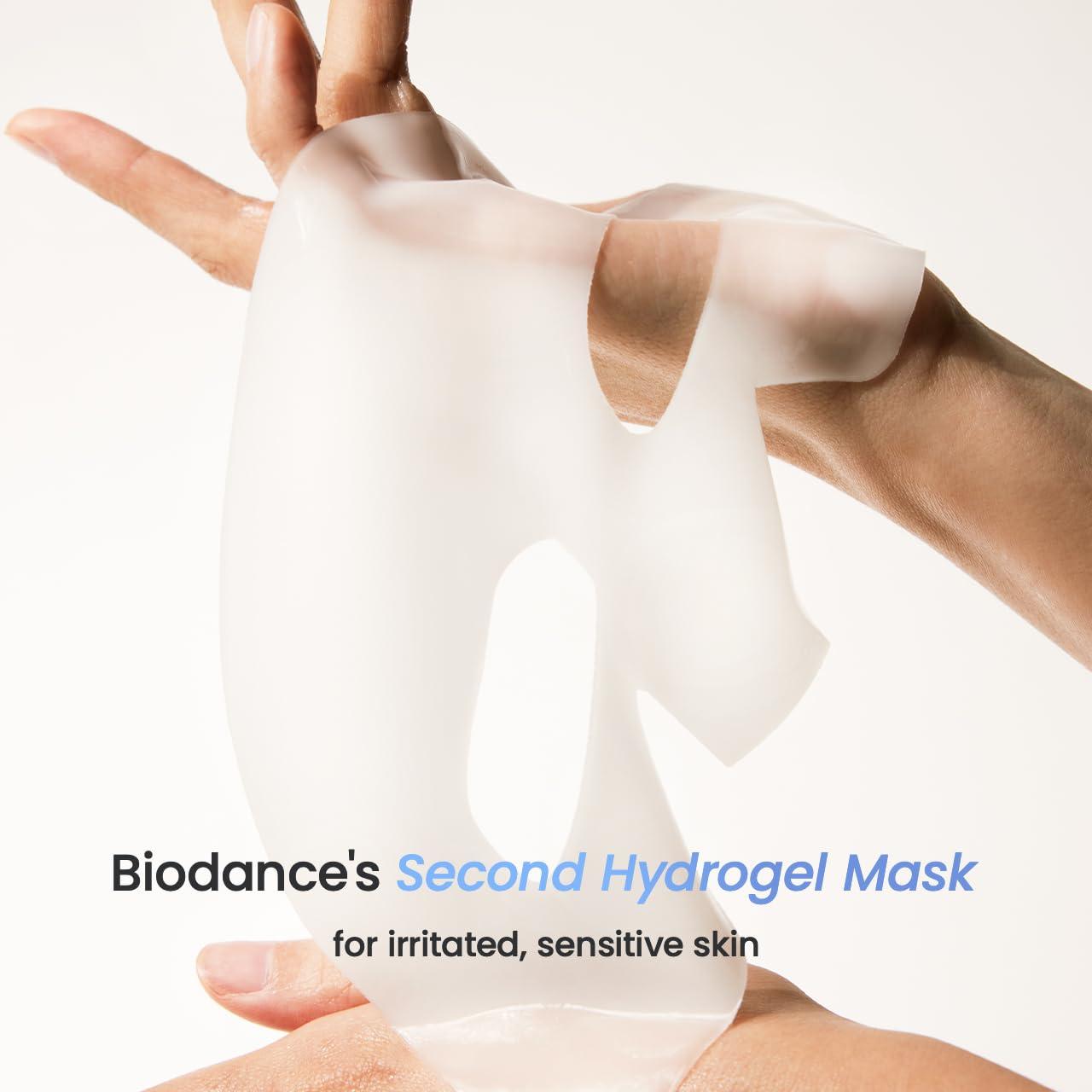 BIODANCE Hydro Cera-nol Real Deep Mask, Overnight Hydrogel Mask, Hydrating Facial Mask For Sensitive Skin, Redness Reducing & Quick Soothing Effect, 1.19oz(34g) x 4ea - Image 3