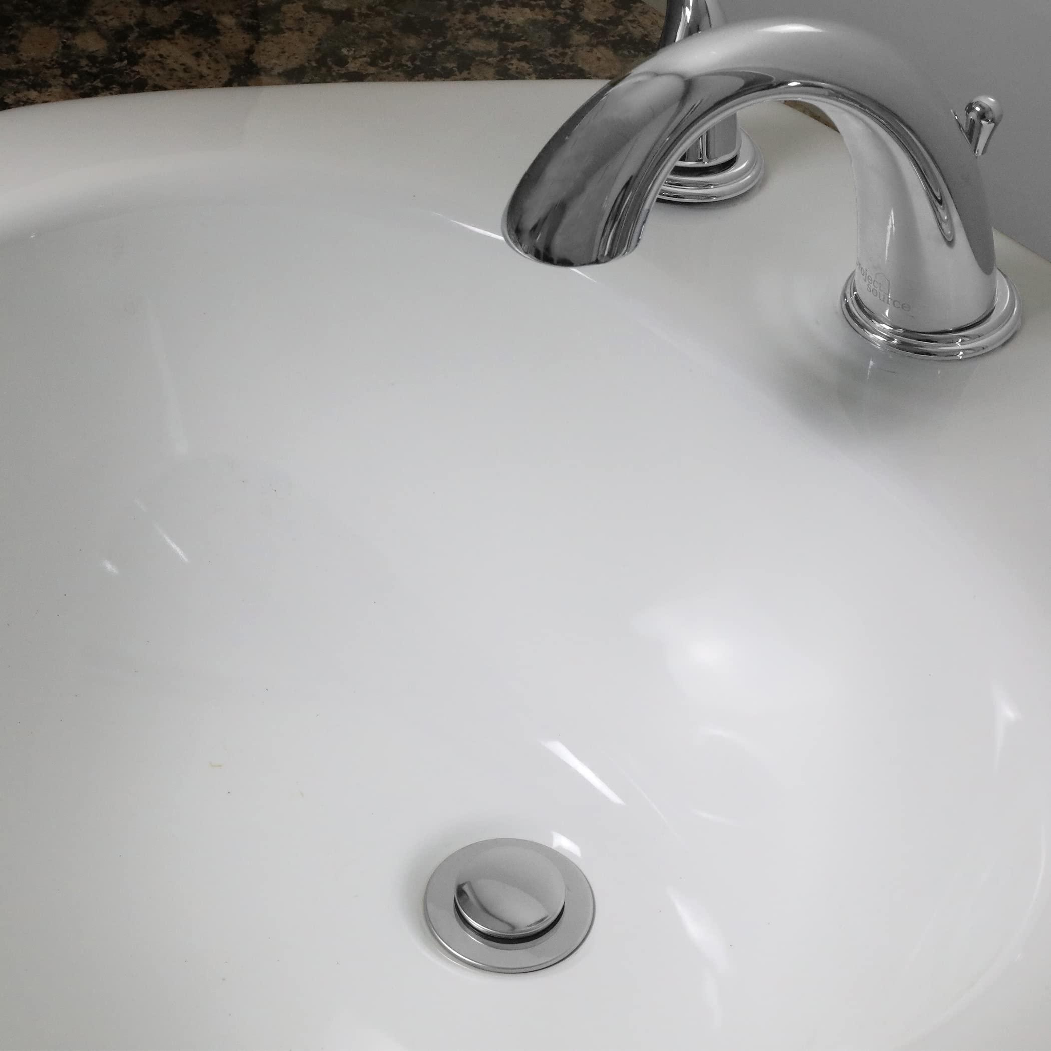 Bathroom Sink Pop-up Stopper Replacement for Lavatory Pop-up Drain Assembly, Chrome, 11041 - Image 3