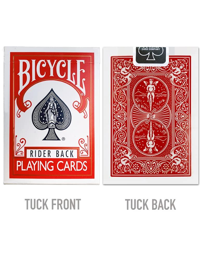 Bicycle Rider Back Playing Cards, Standard Index, Poker Cards, Premium Playing Cards, Red & Blue, 2 Count (Pack of 1) - Image 3
